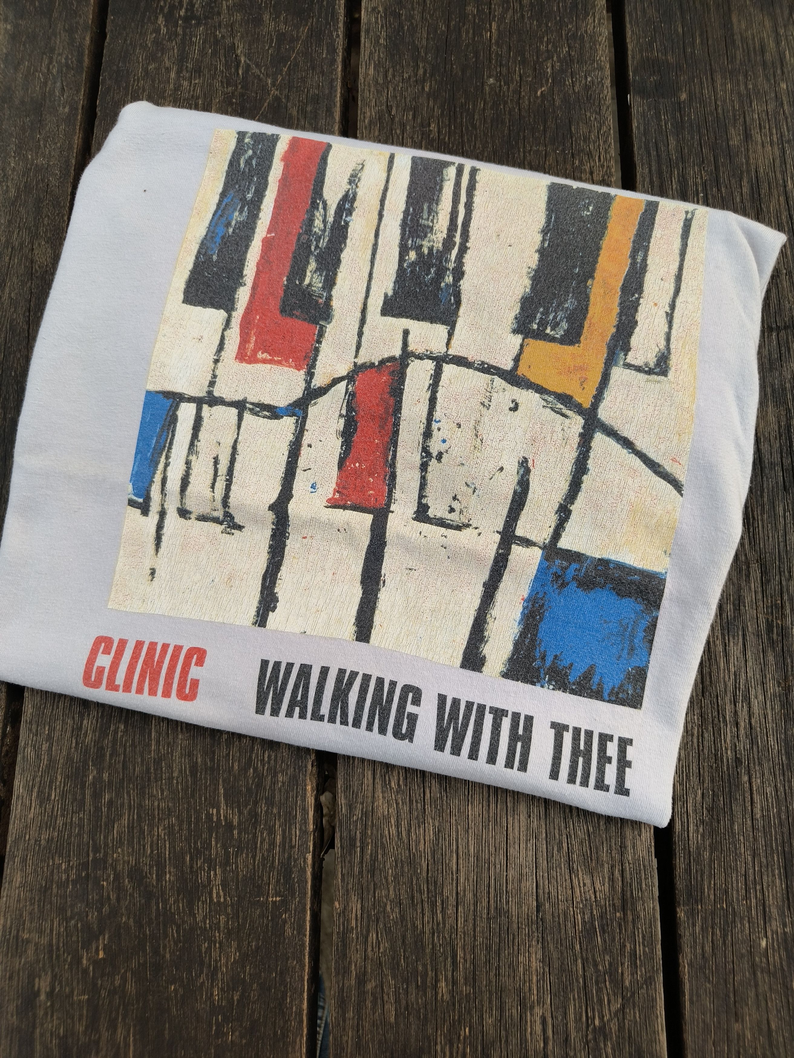 Band Tees Vintage Clinic "Walking with thee" shirt Size US XL / EU 56 / 4 - 1 Thumbnail