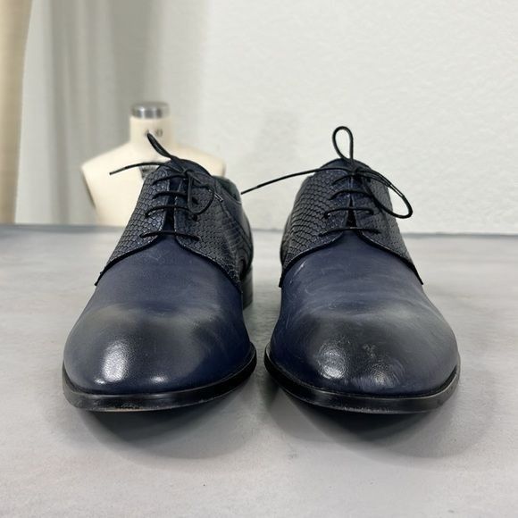 Roberto Cavalli Roberto Cavalli Plaintoe Leather Upper Mixed Media in Grunge Size US 14 / EU 47 - 5 Thumbnail
