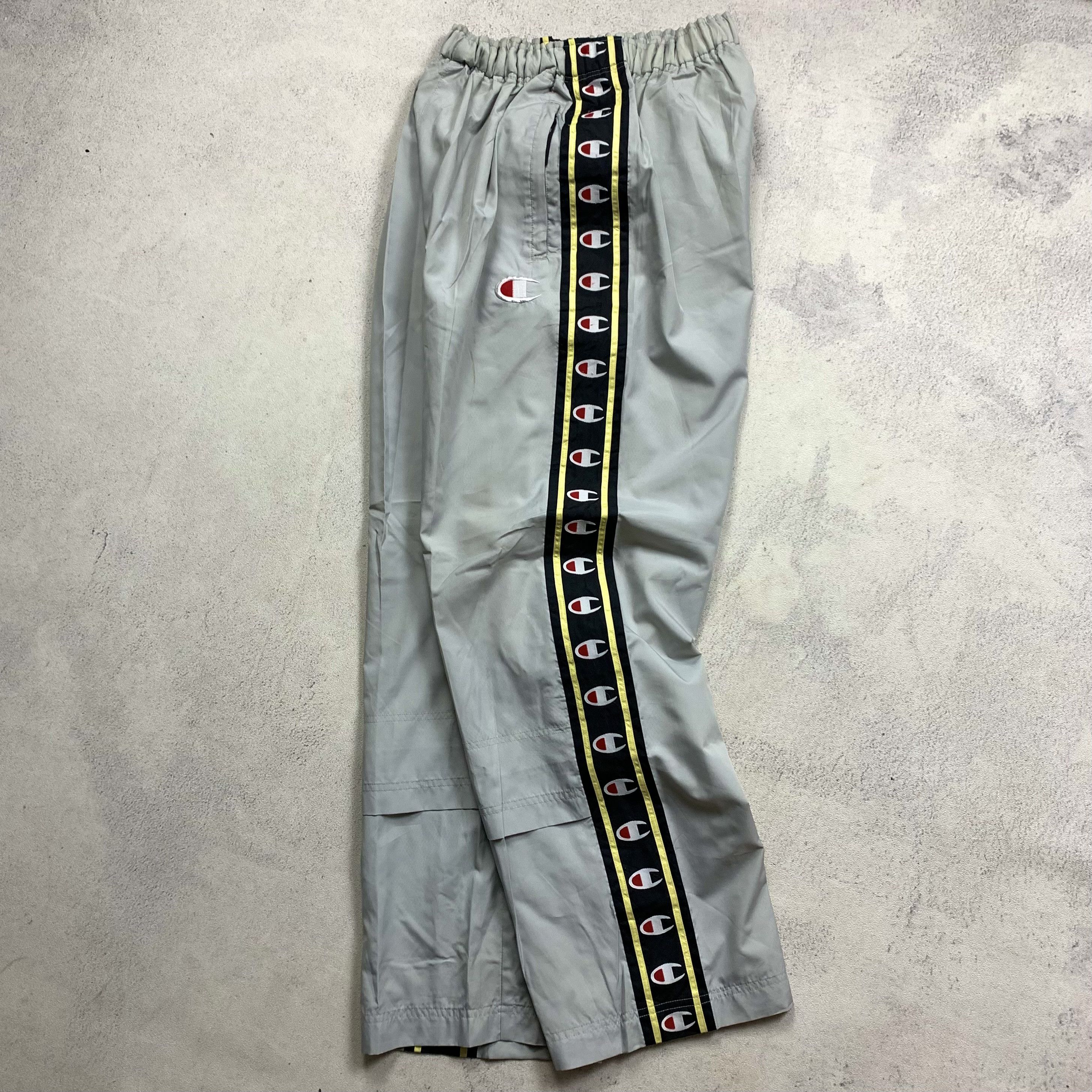 Champion Vintage Champion Tapped Track Pants Nylon Y2K Drill Size US 32 / EU 48 - 1 Thumbnail