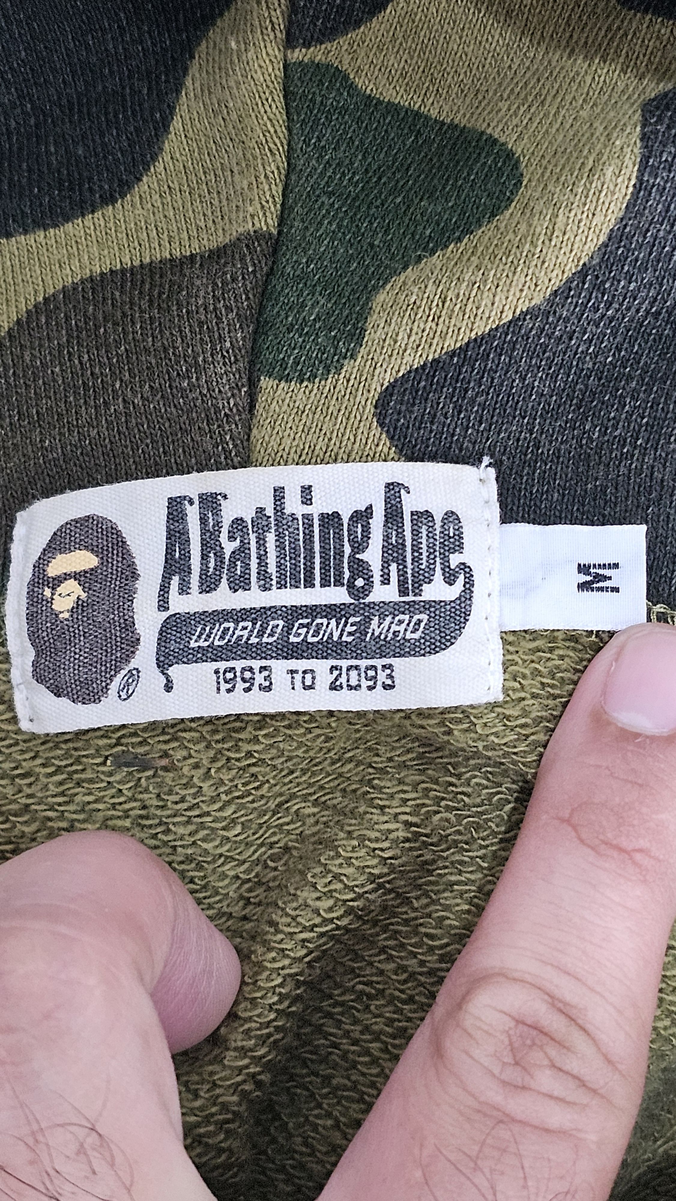 Bape 1st Camo Shark Half Zip Hoodie Size US M / EU 48-50 / 2 - 8 Thumbnail