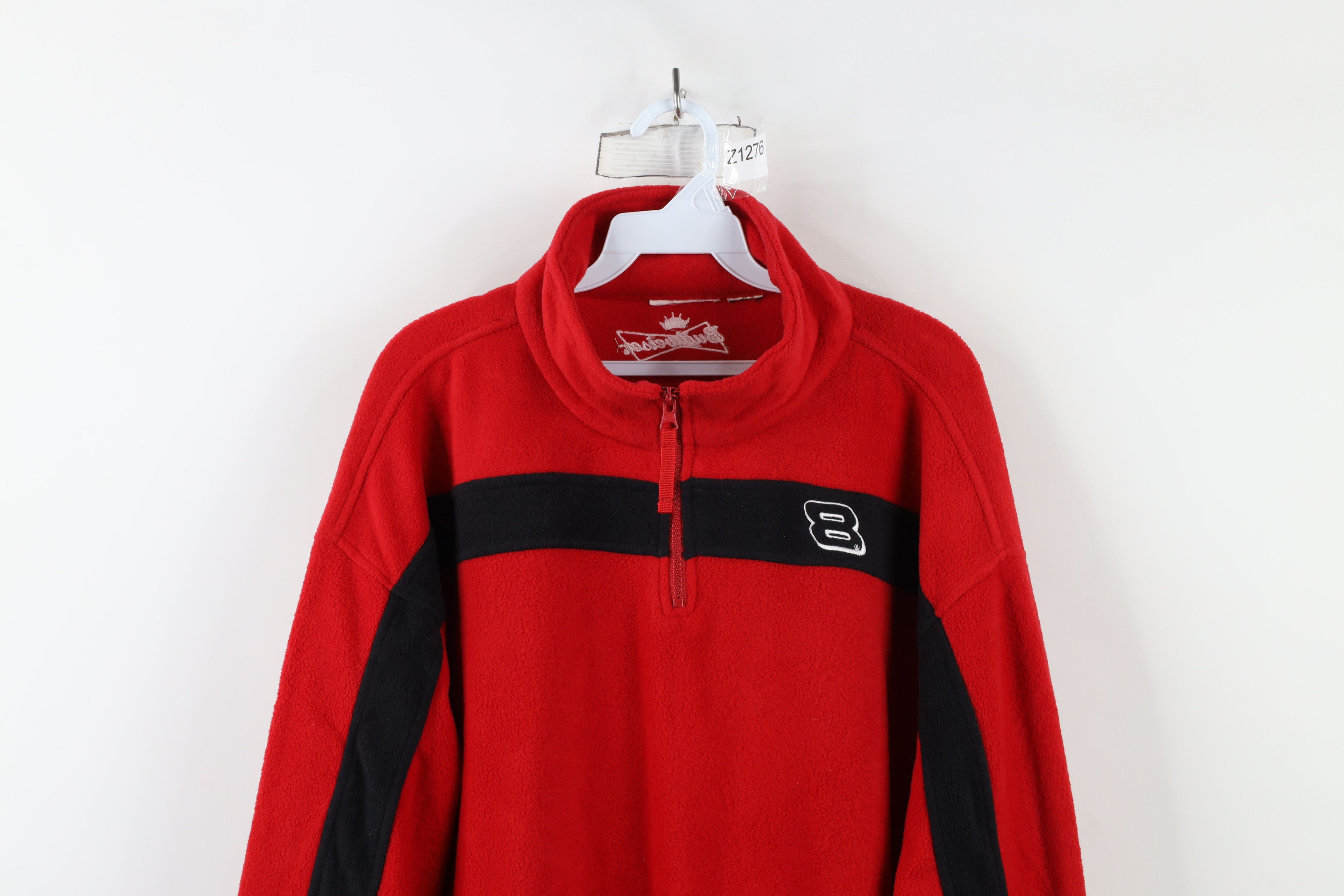 Vintage Vintage NASCAR Earnhardt Jr Racing Fleece Half Zip Sweater Size US XXL / EU 58 / 5 - 2 Thumbnail