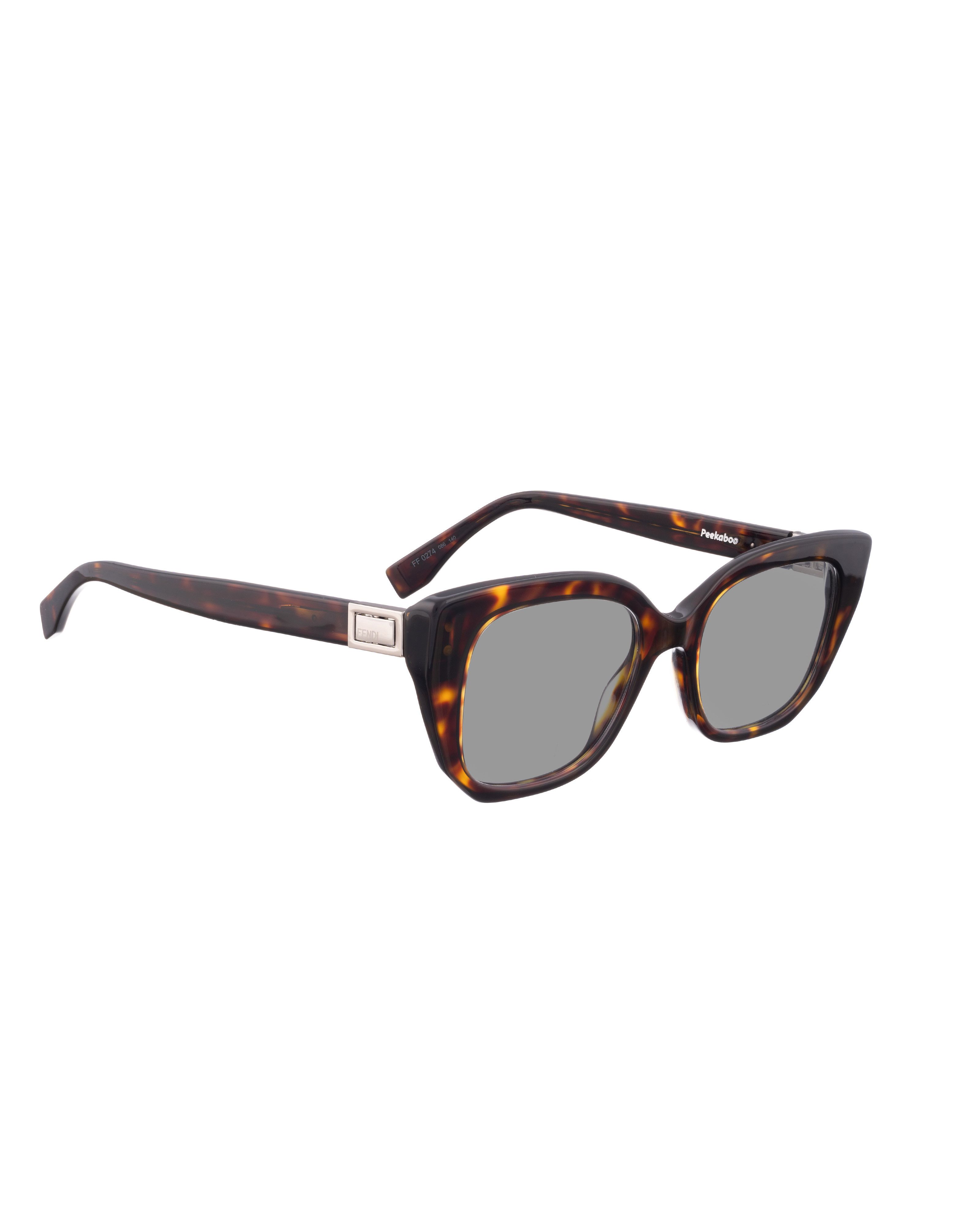 Fendi 00s Oversized Havana Classic Sunglasses