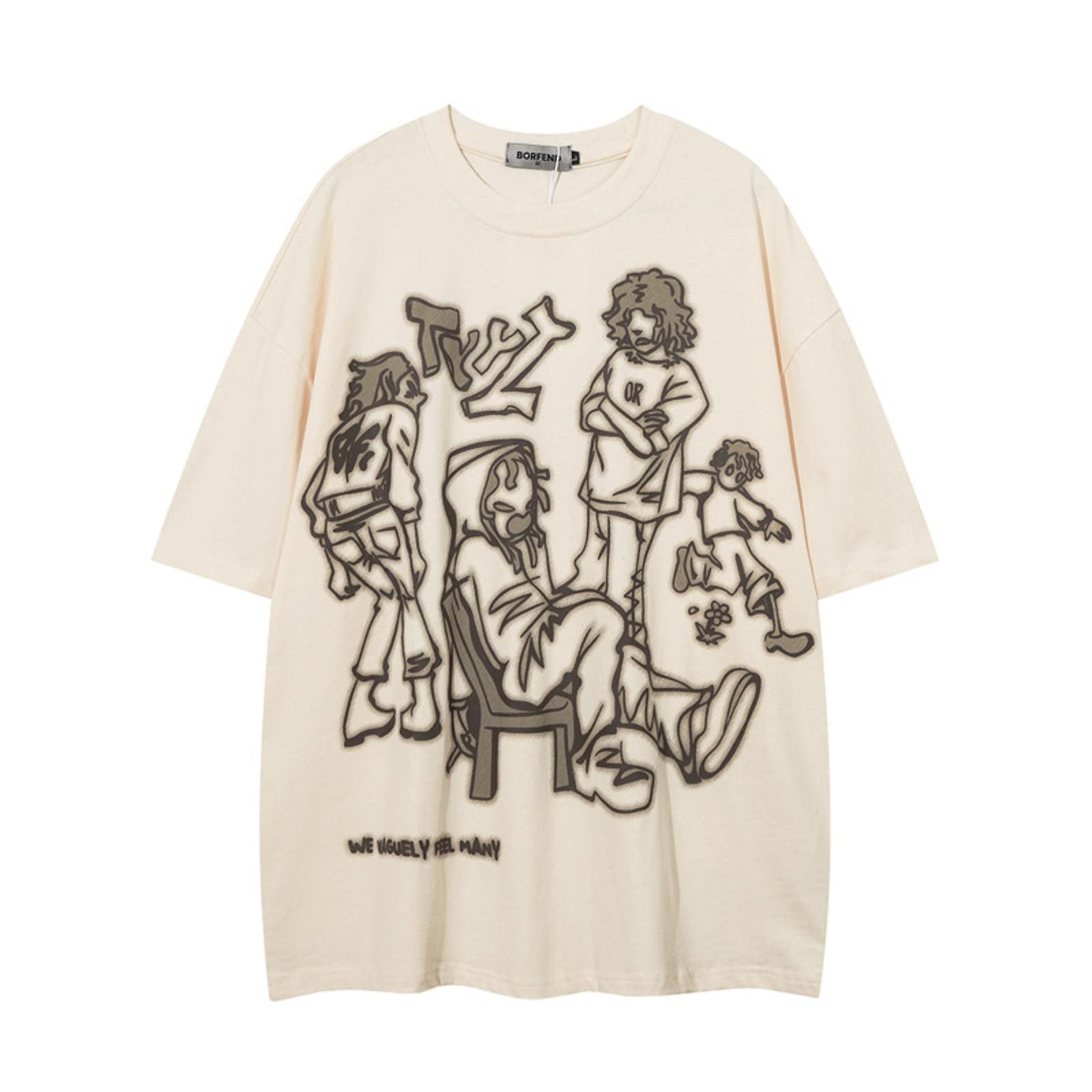 Vintage Anime Cartoon Graphic Oversized T-Shirt y2k Size US M / EU 48-50 / 2 - 1 Thumbnail