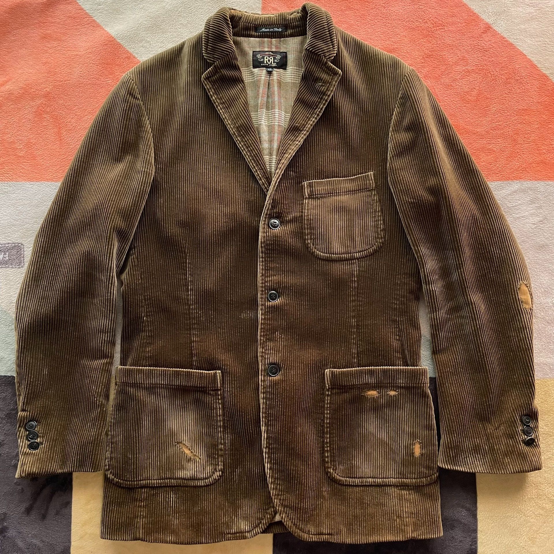 RRL Ralph Lauren RRL Corduroy Patch Blazer Size US M / EU 48-50 / 2 - 1 Thumbnail
