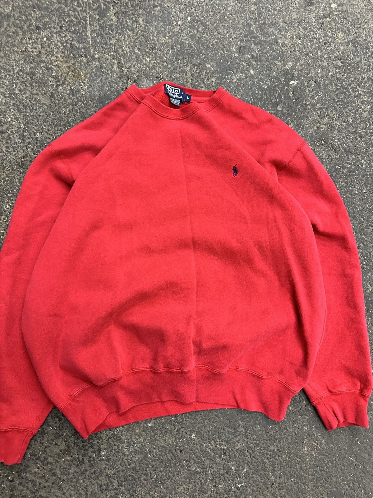 Vintage Vintage polo Ralph Lauren crewneck Size US L / EU 52-54 / 3 - 4 Thumbnail