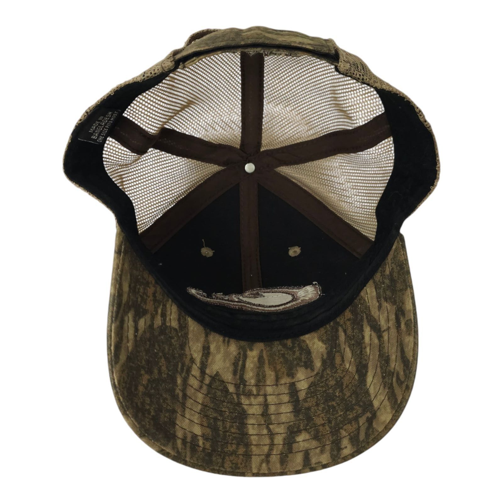 Drake Drake Camo Mossy Oak Bottomland Strapback Cap 3D Embroidered Size ONE SIZE - 5 Thumbnail