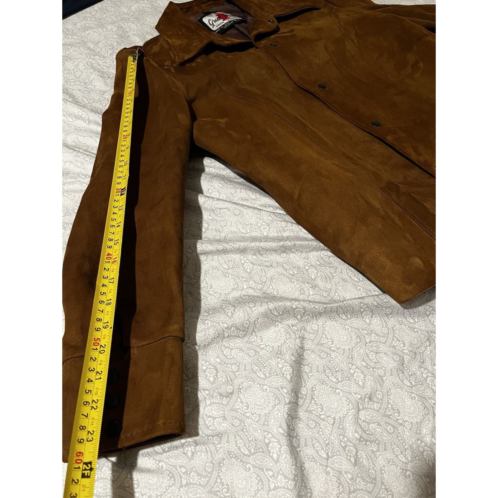 Other Vintage Great Things Canada Suede Leather Jacket 42 Western Size US L / EU 52-54 / 3 - 9 Thumbnail
