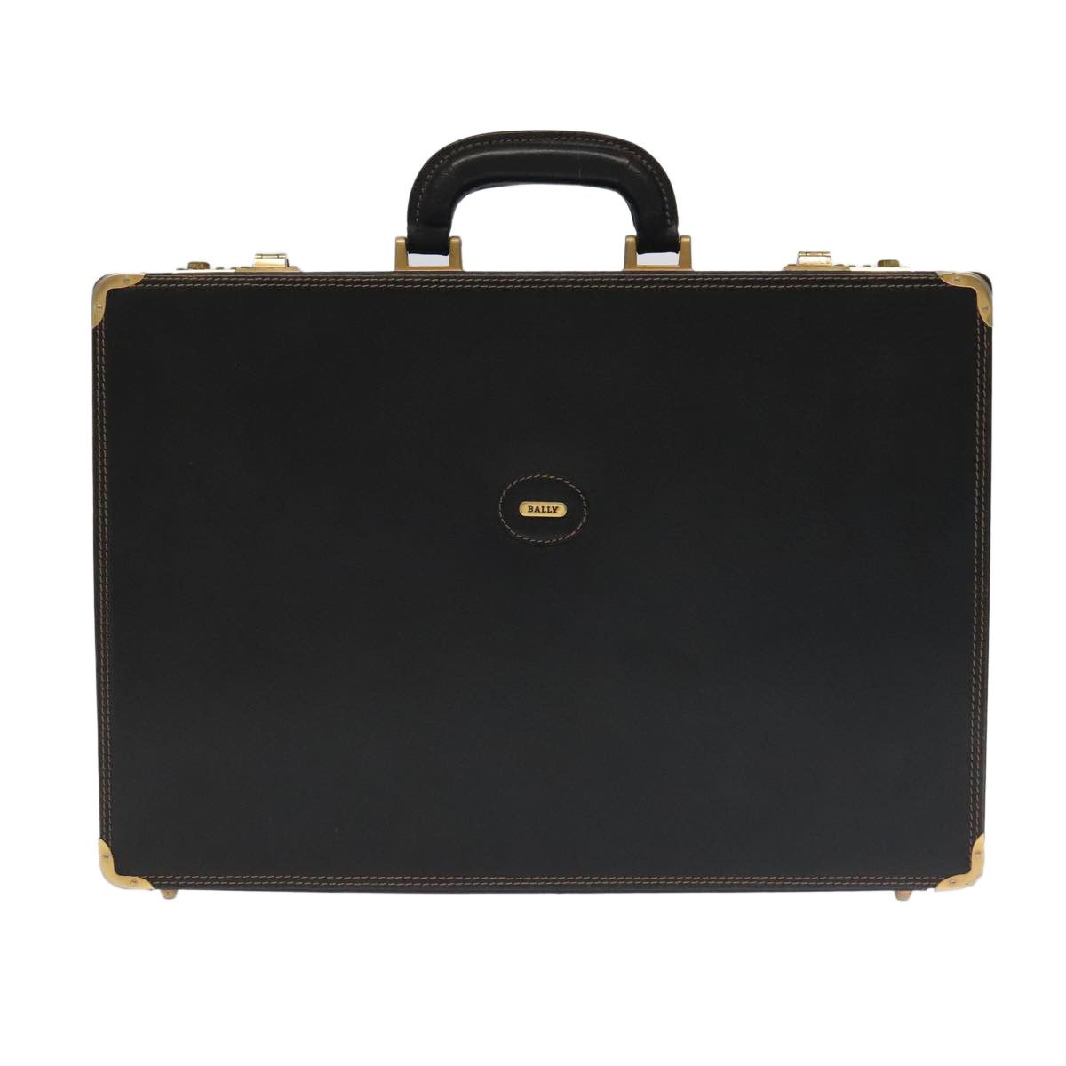 Bally Black Leather Briefcase Bag (Pre-Owned) Size ONE SIZE - 1 Thumbnail