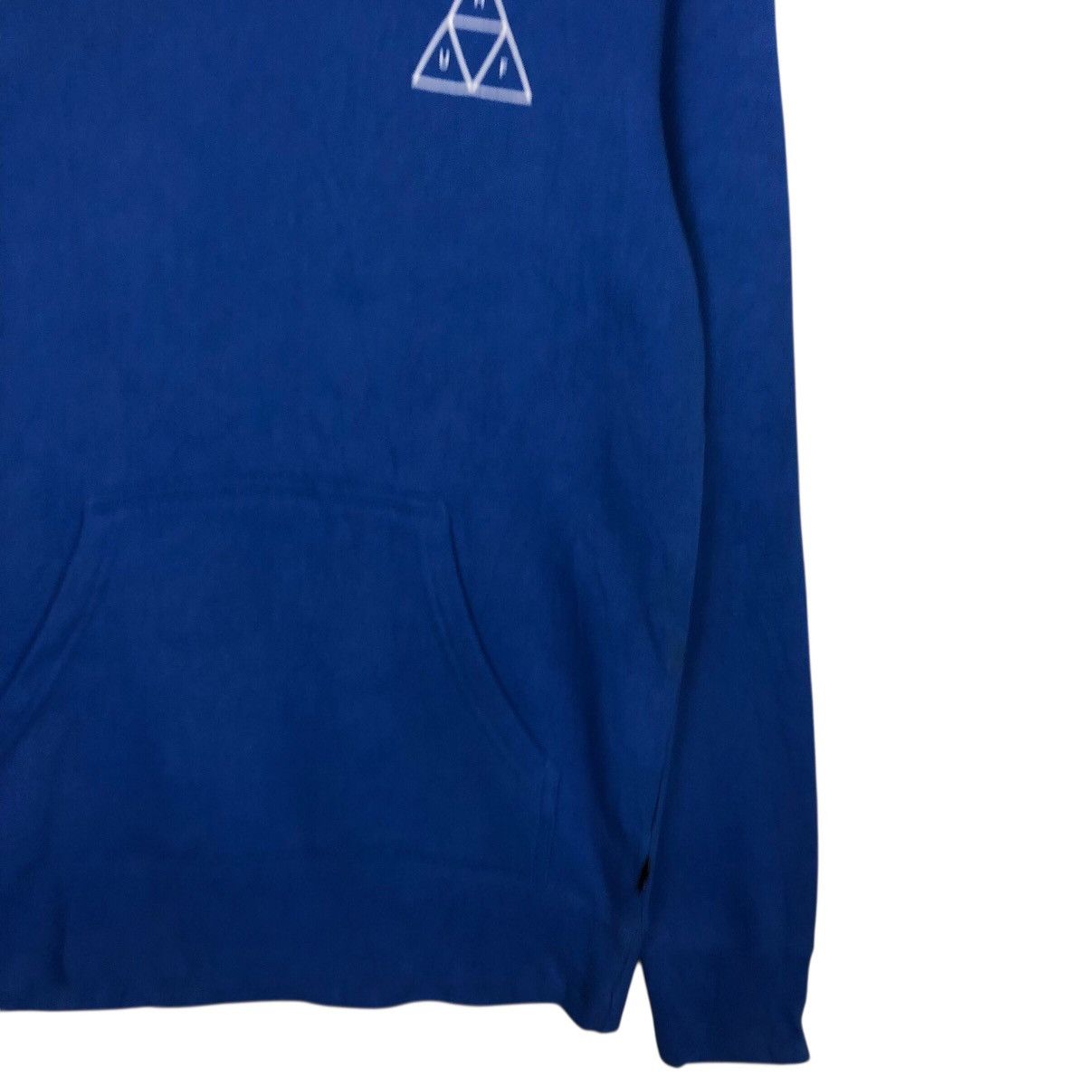 Japanese Brand 📌Rich Blue Vintagr Hoodie Pull Over HUF Big Logo Design Size US S / EU 44-46 / 1 - 6 Thumbnail