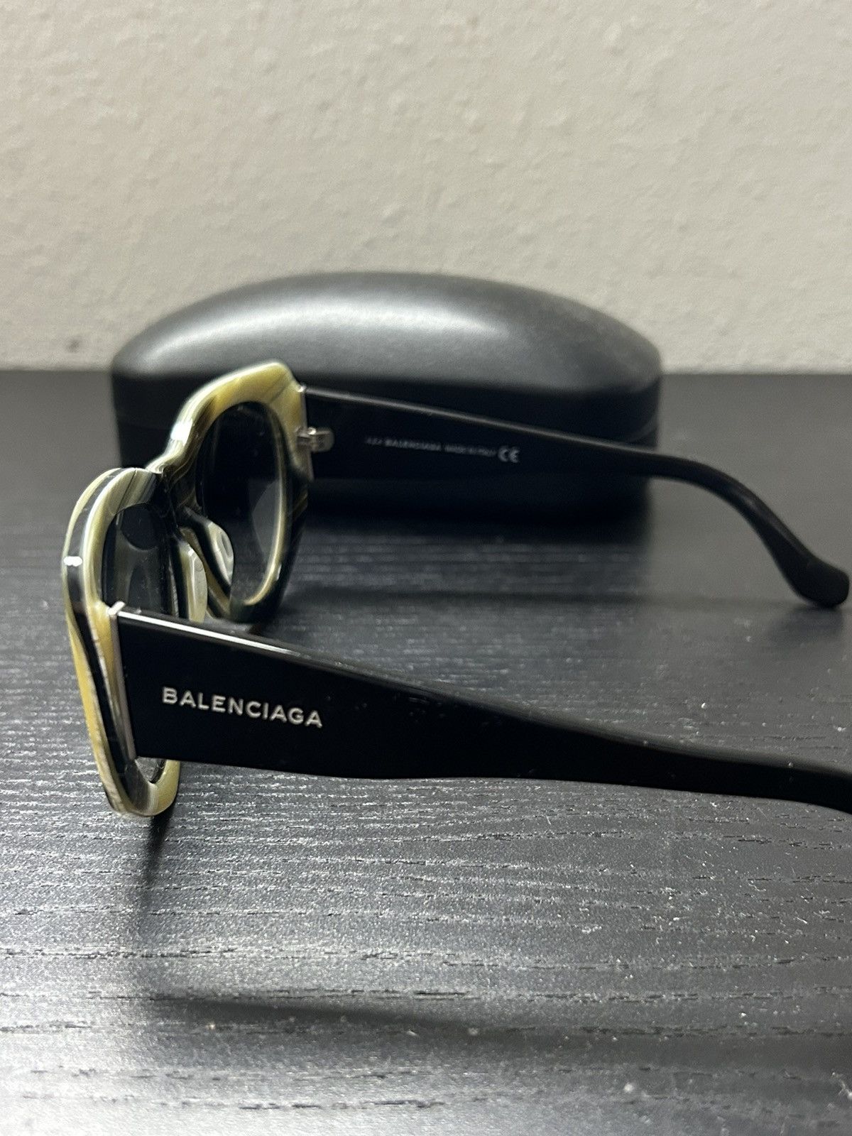 Balenciaga BALENCIAGA Gradient Printed Cat-eye Sunglasses Size ONE SIZE - 4 Thumbnail