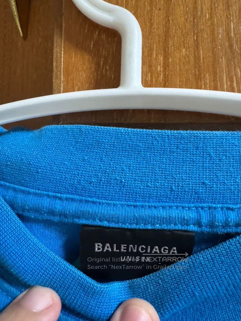 Balenciaga Balenciaga Strikethrough obscured logo printed T-shirt, sh Size US S / EU 44-46 / 1 - 5 Thumbnail