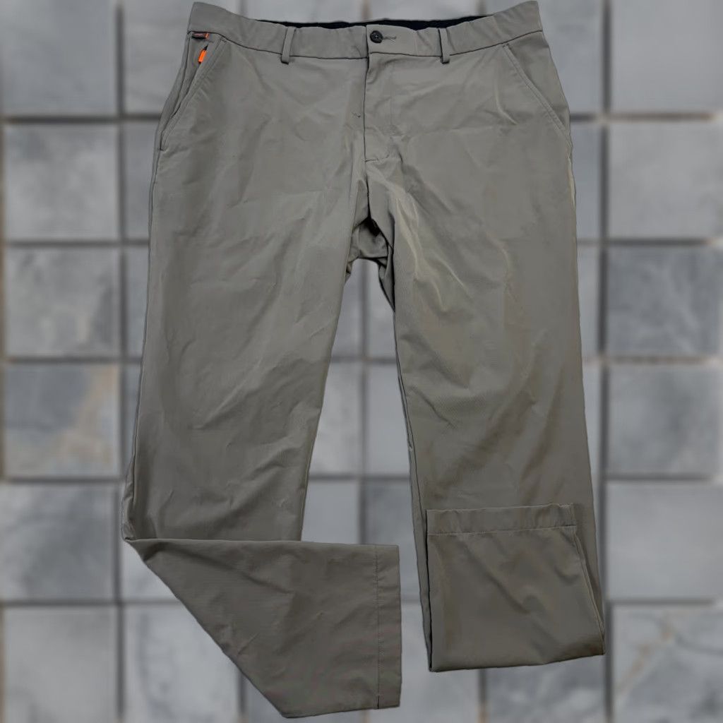 KJUS KJUS Iver Pants Mens 40x32 Gray Tailored Fit Performance Golf Trousers Stretch Size US 38 / EU 54 - 1 Thumbnail