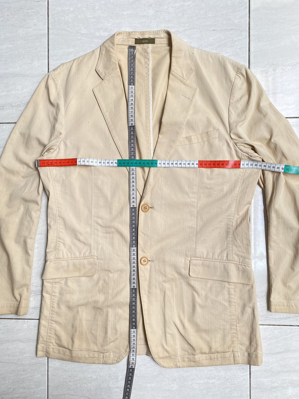 Yohji Yamamoto A.A.R Yohji Design Studio Suit Blazers Size 54L - 2 Thumbnail
