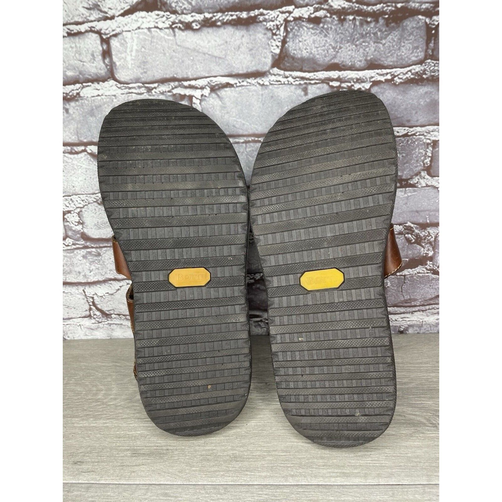 Born Born Brown Leather Fisherman Comfort Strap Casual Sandals Me Size US 12 / EU 45 - 6 Thumbnail