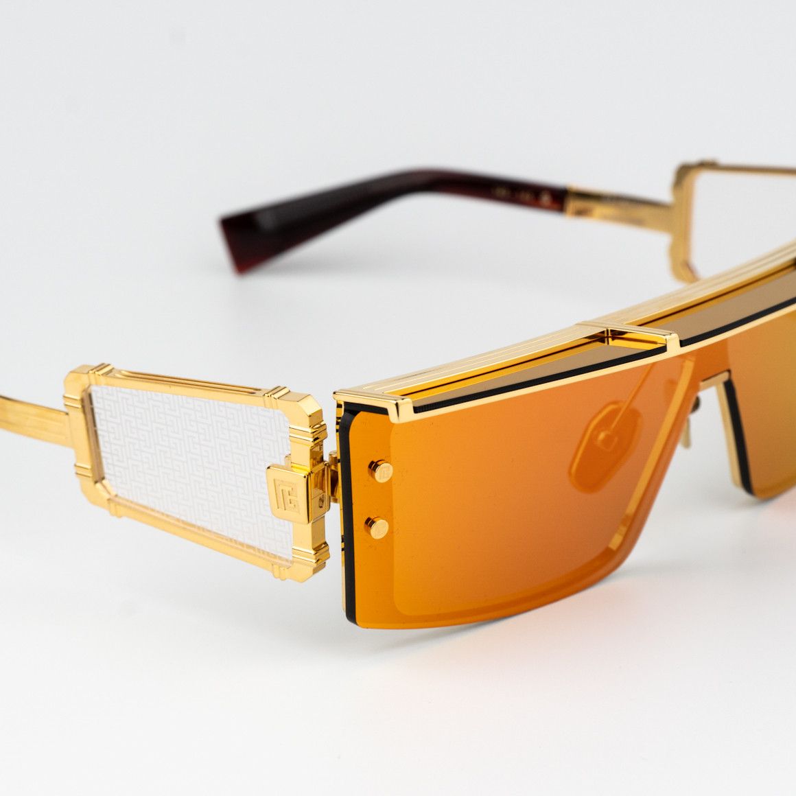 Balmain Balmain Sunglasses Gold Mirror WONDER BOY - III BPS-127C-145 Size ONE SIZE - 7 Thumbnail