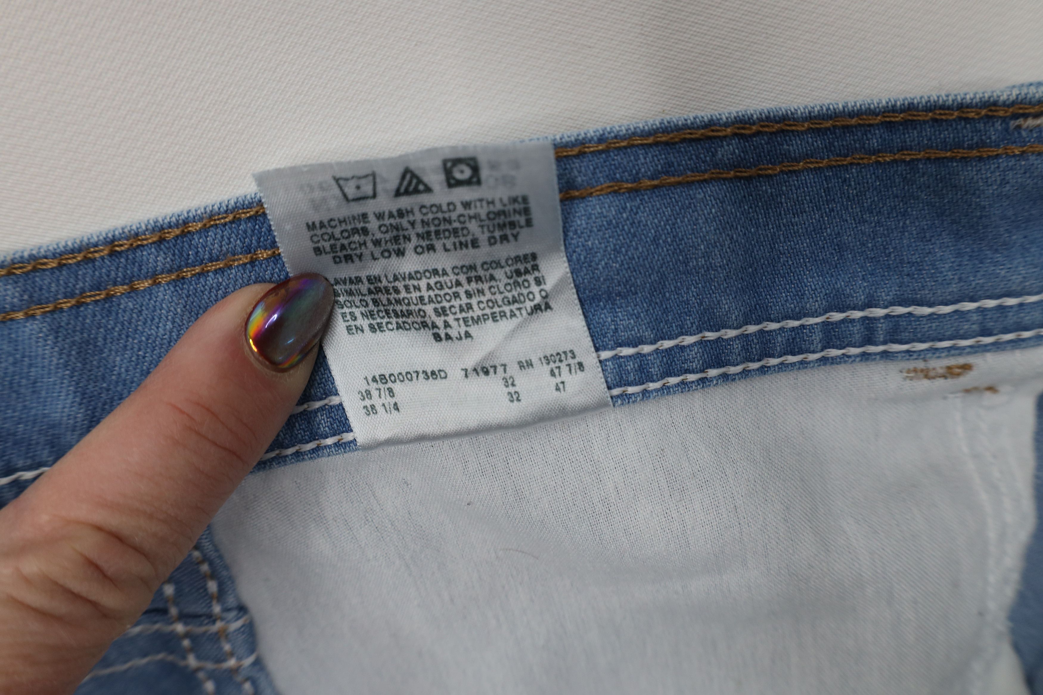 Wrangler Vintage Y2K Wrangler Western Flared Wide Leg Denim Jeans Size US 38 / EU 54 - 10 Thumbnail