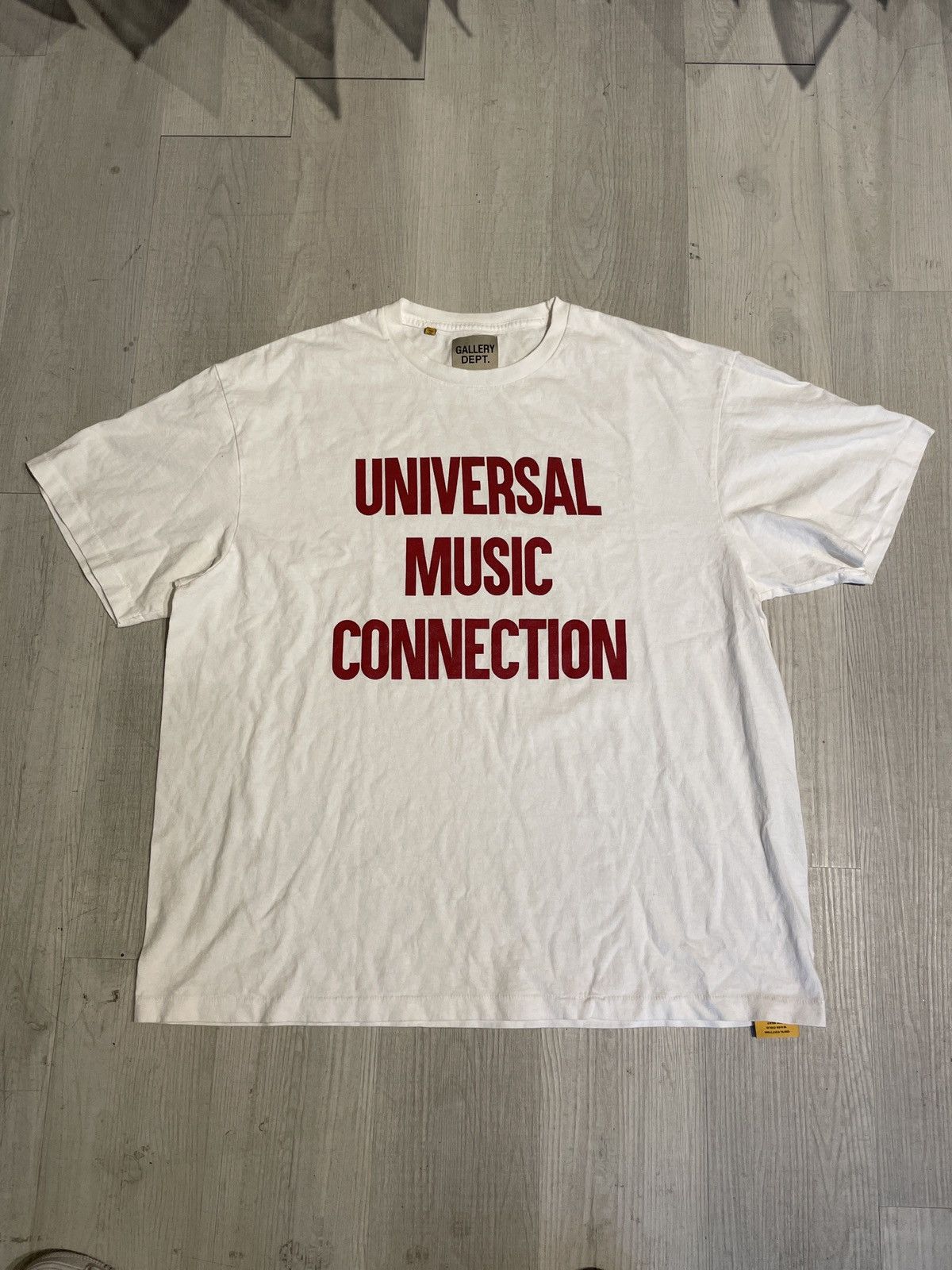 Gallery Dept. Gallery Dept. Universal Music Connection T-Shirt White XL Size US XL / EU 56 / 4 - 1 Thumbnail