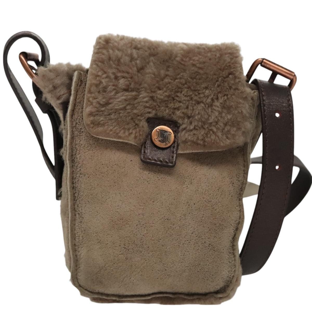 Celine CELINE Shoulder Bag Mouton Beige Size ONE SIZE - 13 Thumbnail