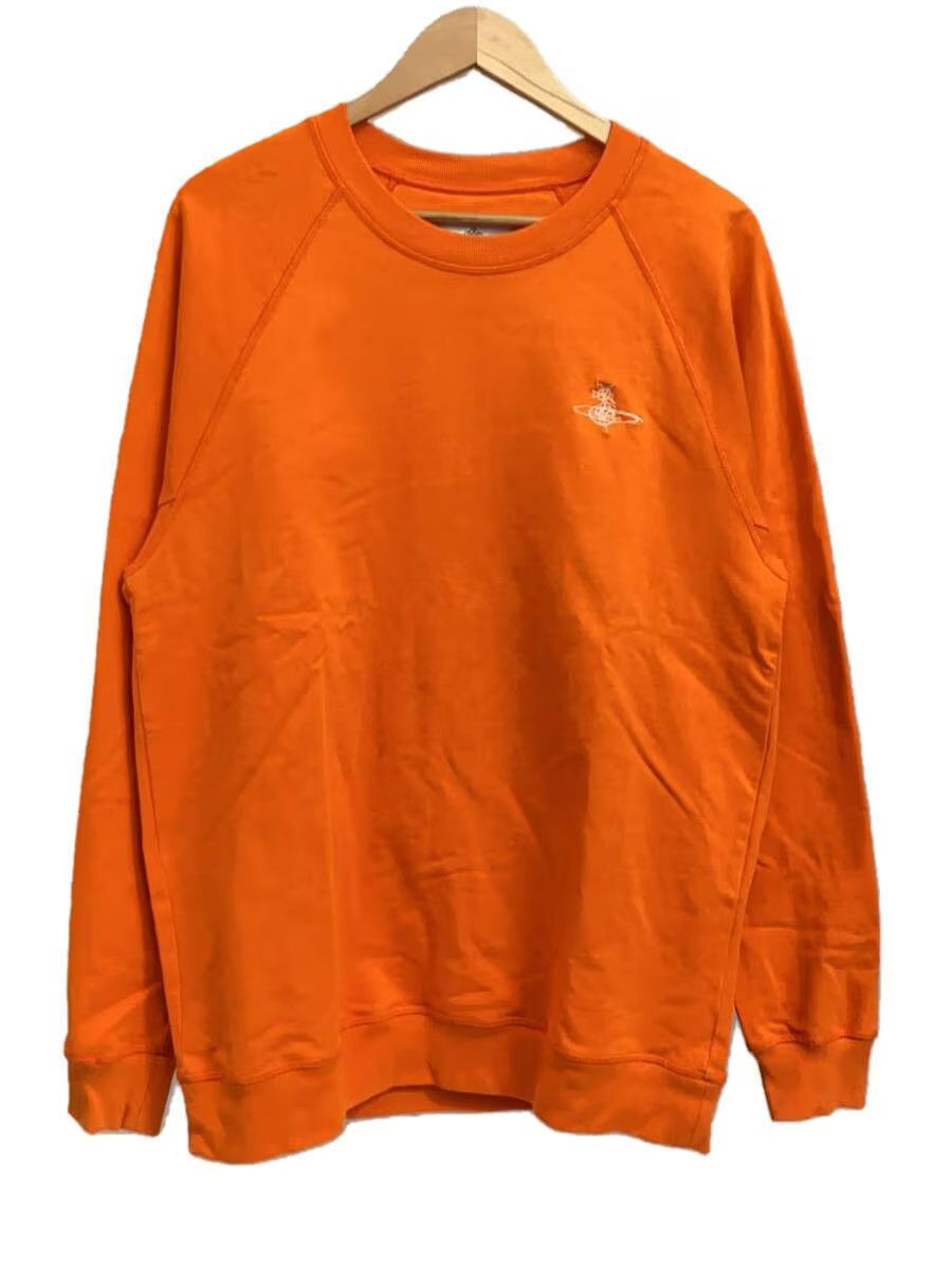 image of Vivienne Westwood Orb Raglan Sweatshirt in Orange, Men's (Size Large)