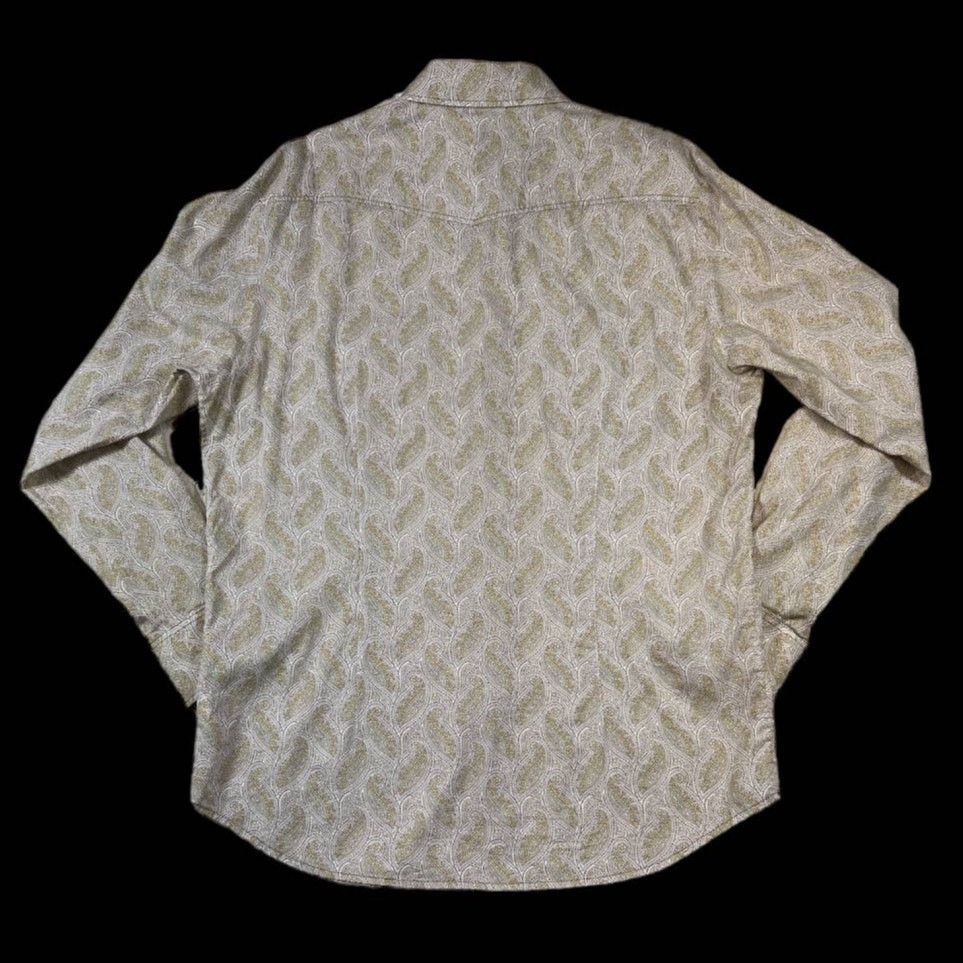 Theory Theory Brown Dress Shirt Paisley Print | Size M Size US M / EU 48-50 / 2 - 2 Thumbnail