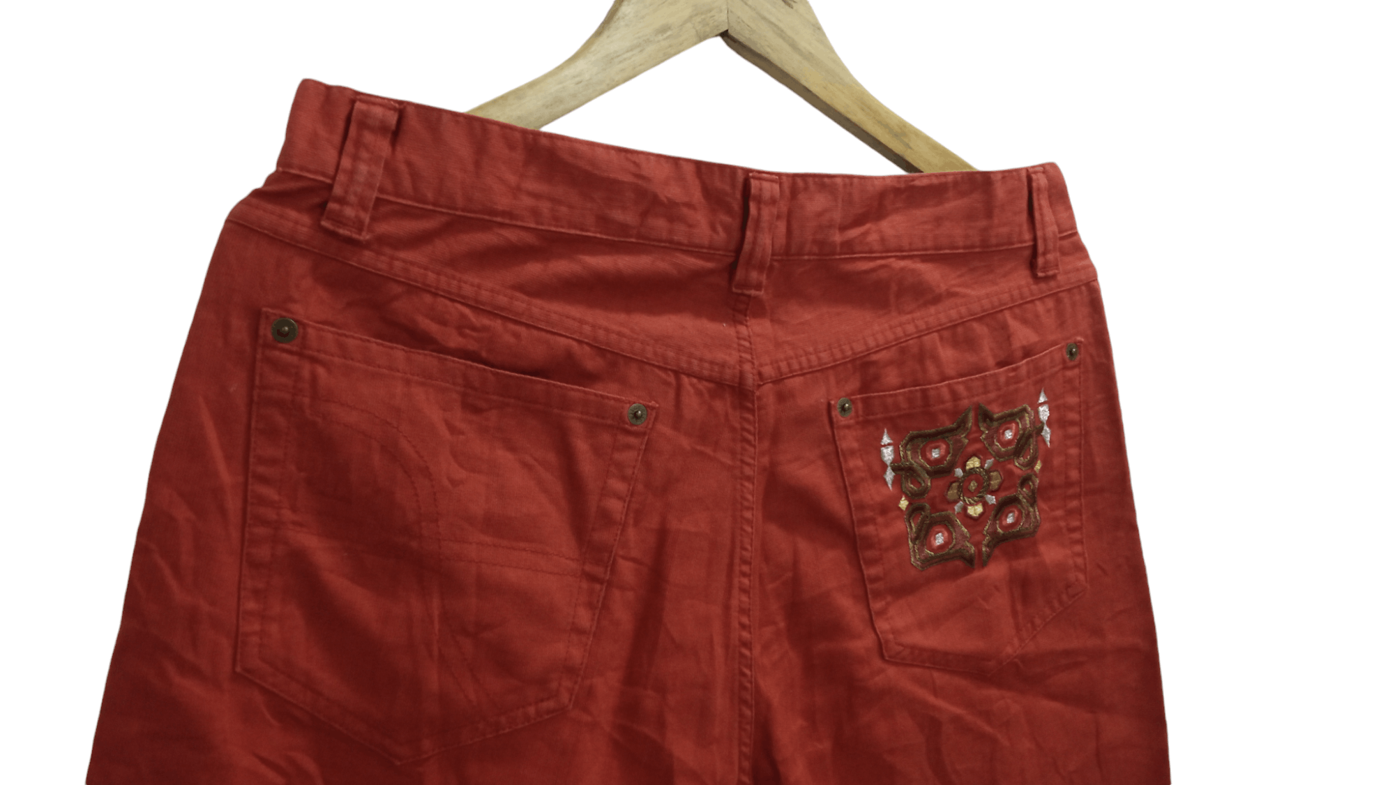 Japanese Brand × Vintage × Yoshiyuki Konishi 🔥🔥Vintage Ficce Yoshiyuki Konishi Embroidery Lined Pants Size US 32 / EU 48 - 21 Thumbnail