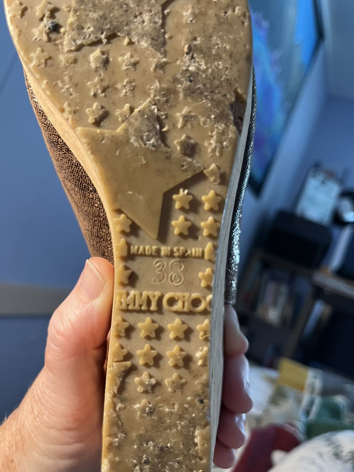 Jimmy Choo Jimmy Choo cork wedge sandals Size US 7.5 / IT 37.5 - 6 Thumbnail