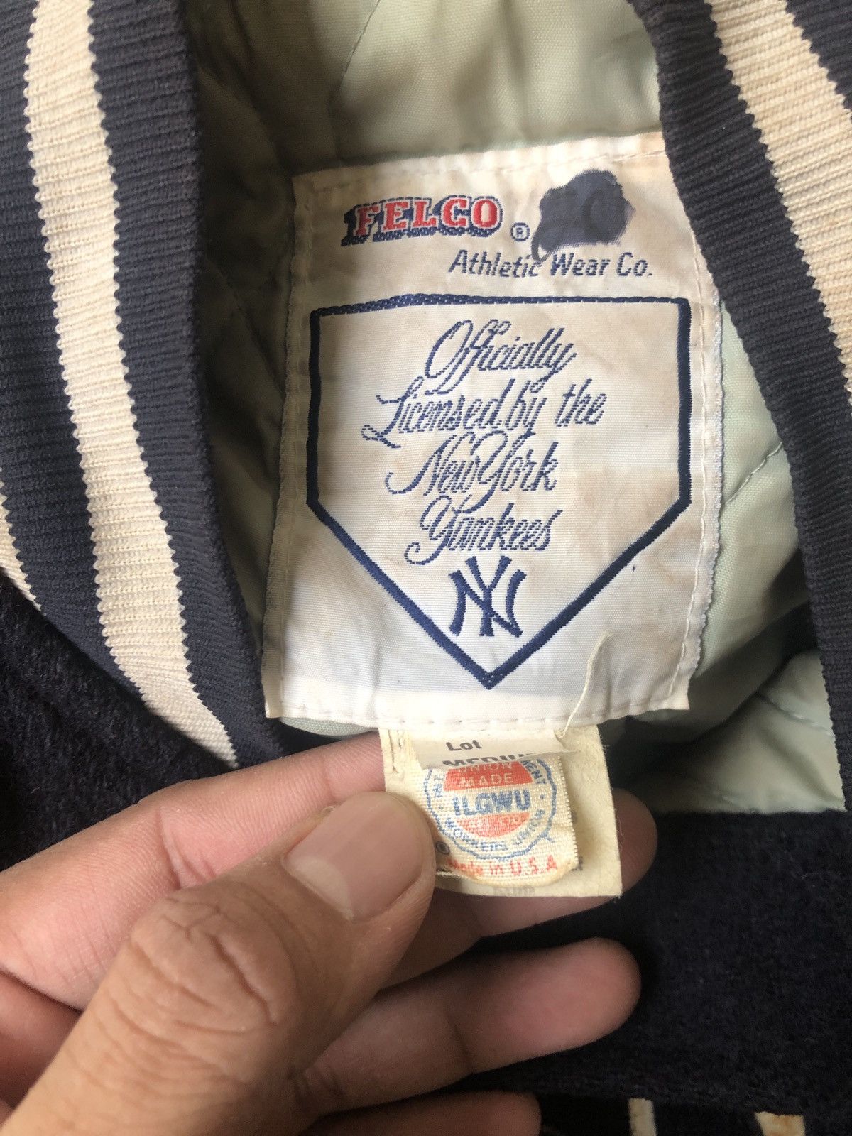 New York Yankees × Vintage VINTAGE NEW YORK YANKEES VARSITY JACKET Size US M / EU 48-50 / 2 - 10 Thumbnail
