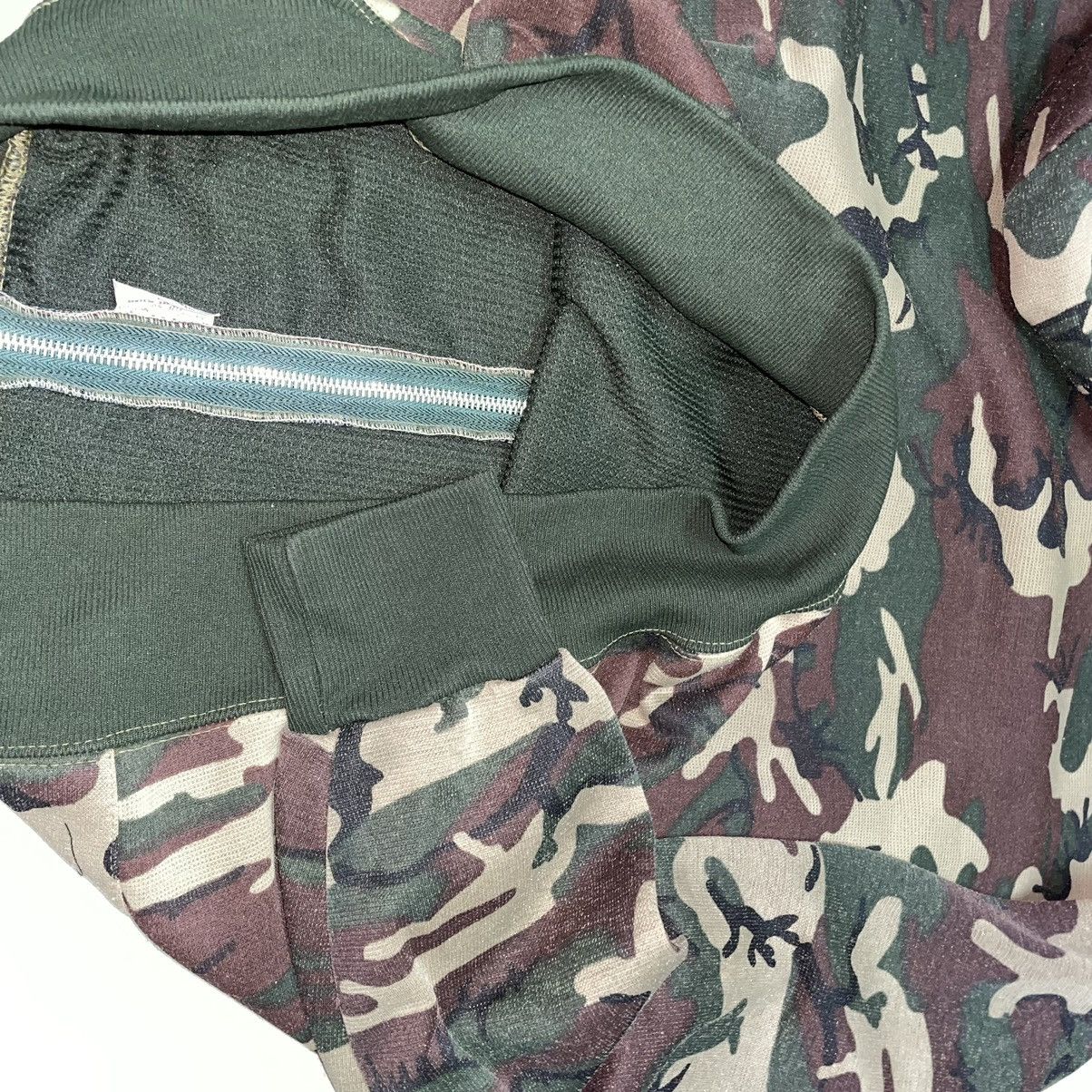 Vintage Montgomery Ward Camo Thermal Lined Zip Up Hoodie Size US L / EU 52-54 / 3 - 6 Thumbnail