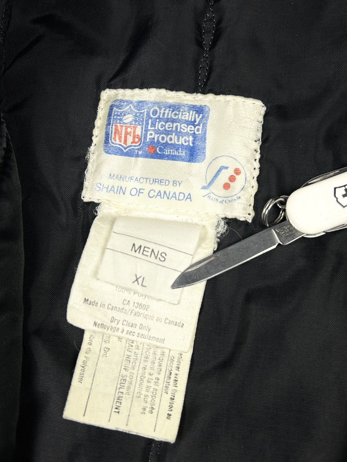 NFL Vintage Raiders Varsity NFL 90s Bomber Jacket Size US XL / EU 56 / 4 - 18 Thumbnail