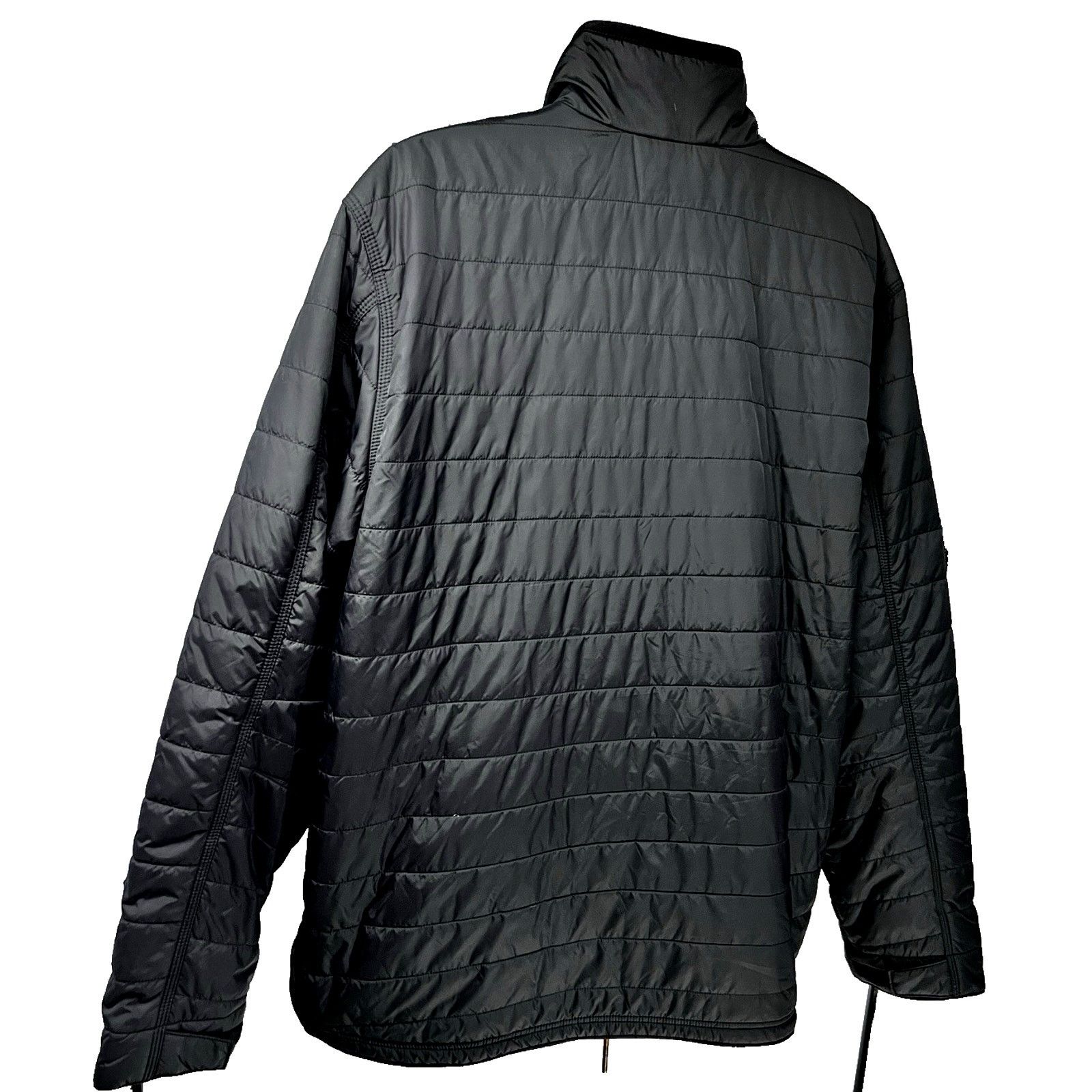 Carhartt Carhartt Gray Black Zip Up Puffer Jacket Mens 2XL Pockets Size US XXL / EU 58 / 5 - 3 Thumbnail