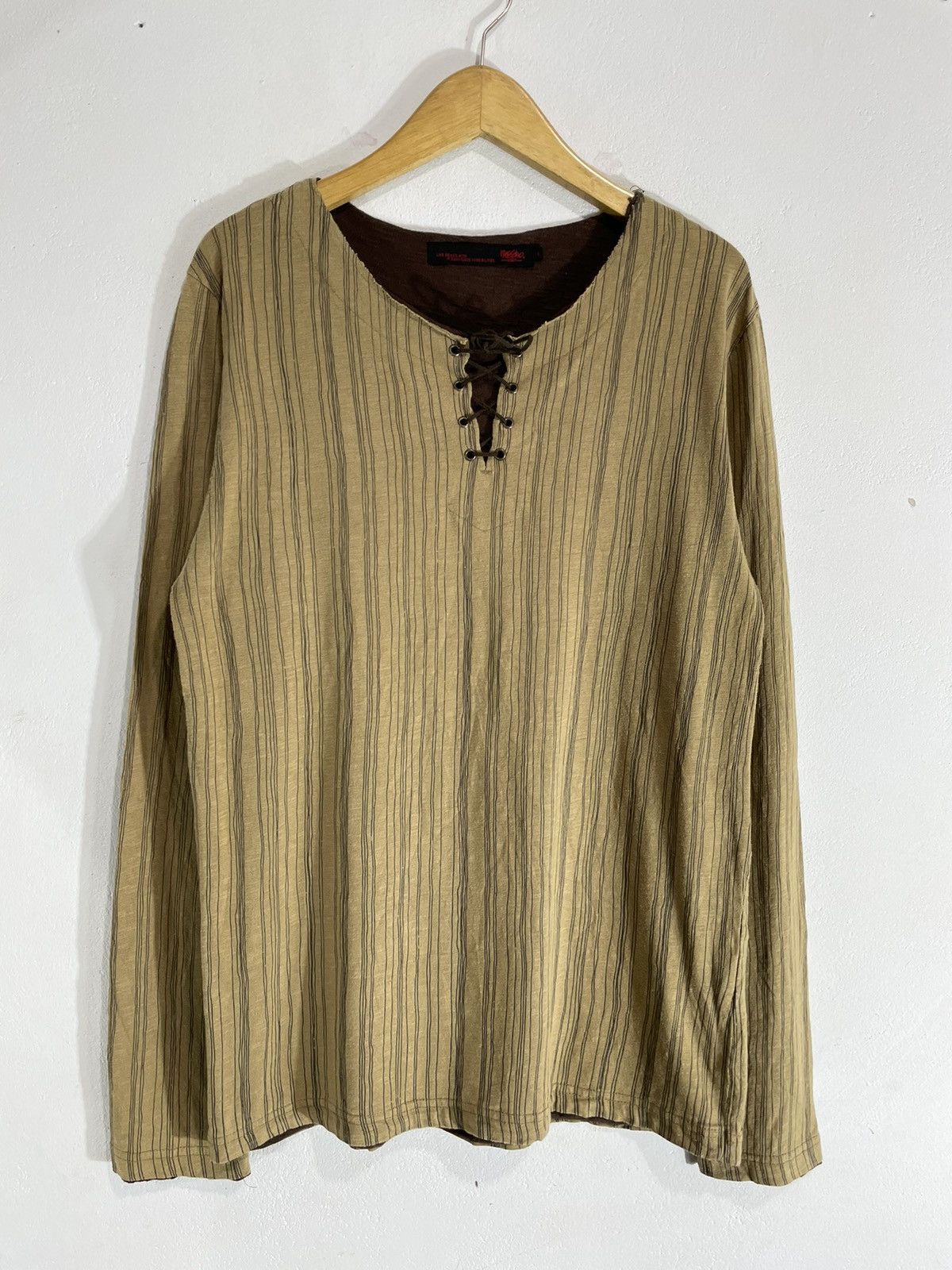 Hysteric Glamour Mossimo Double layer Longsleeve Front lace up Size US L / EU 52-54 / 3 - 1 Thumbnail