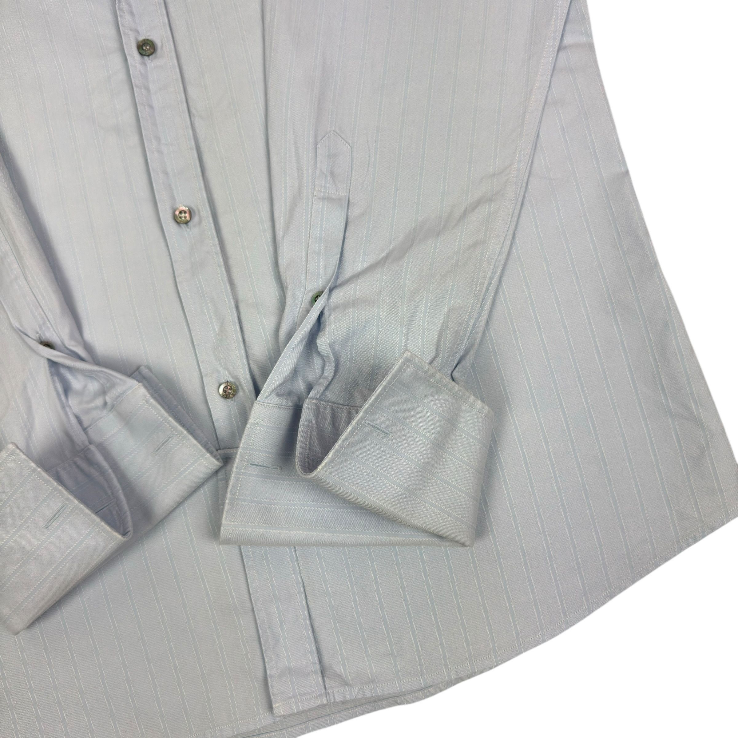 Gucci Gucci Women's Light Blue Formal Business Dress Shirt 42 Size M / US 6-8 / IT 42-44 - 8 Thumbnail