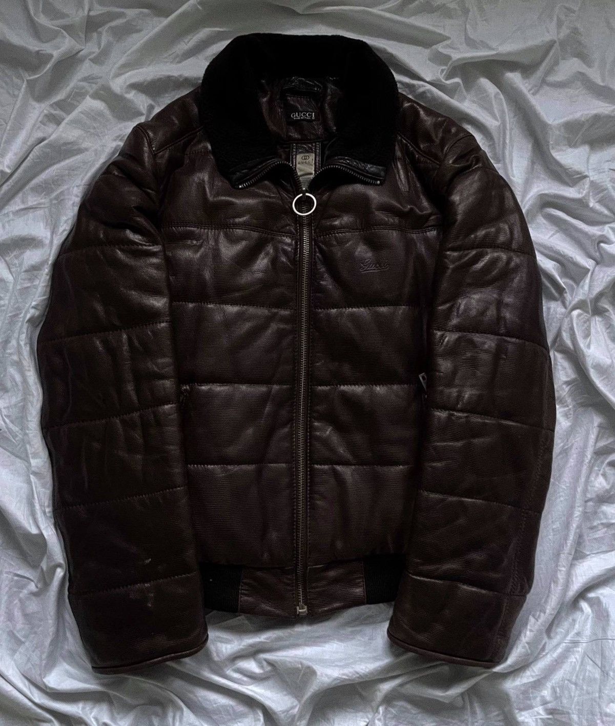 Gucci by Tom Ford quilted leather jacket