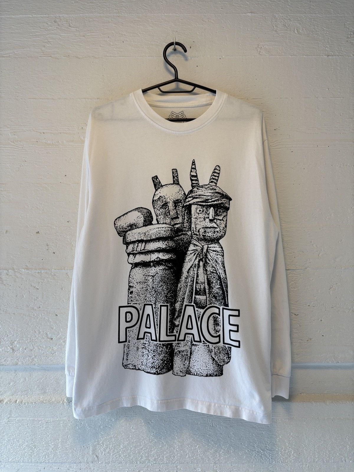 Palace Palace Winz Longsleeve White Size US M / EU 48-50 / 2 - 2 Thumbnail