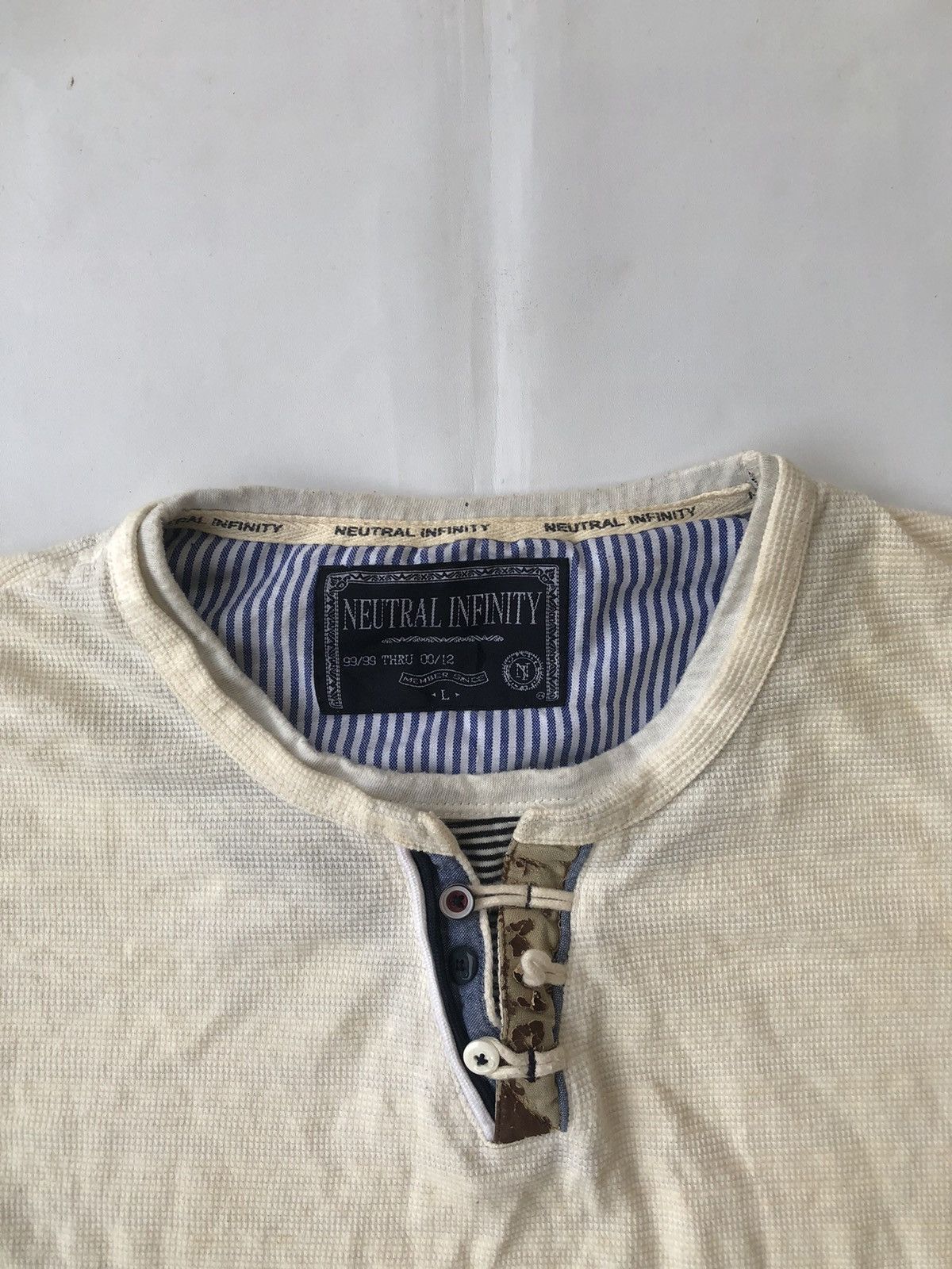 Hysteric Glamour Japanese Double Layer LongSleeve NeutralInfinity Style Size US L / EU 52-54 / 3 - 4 Thumbnail