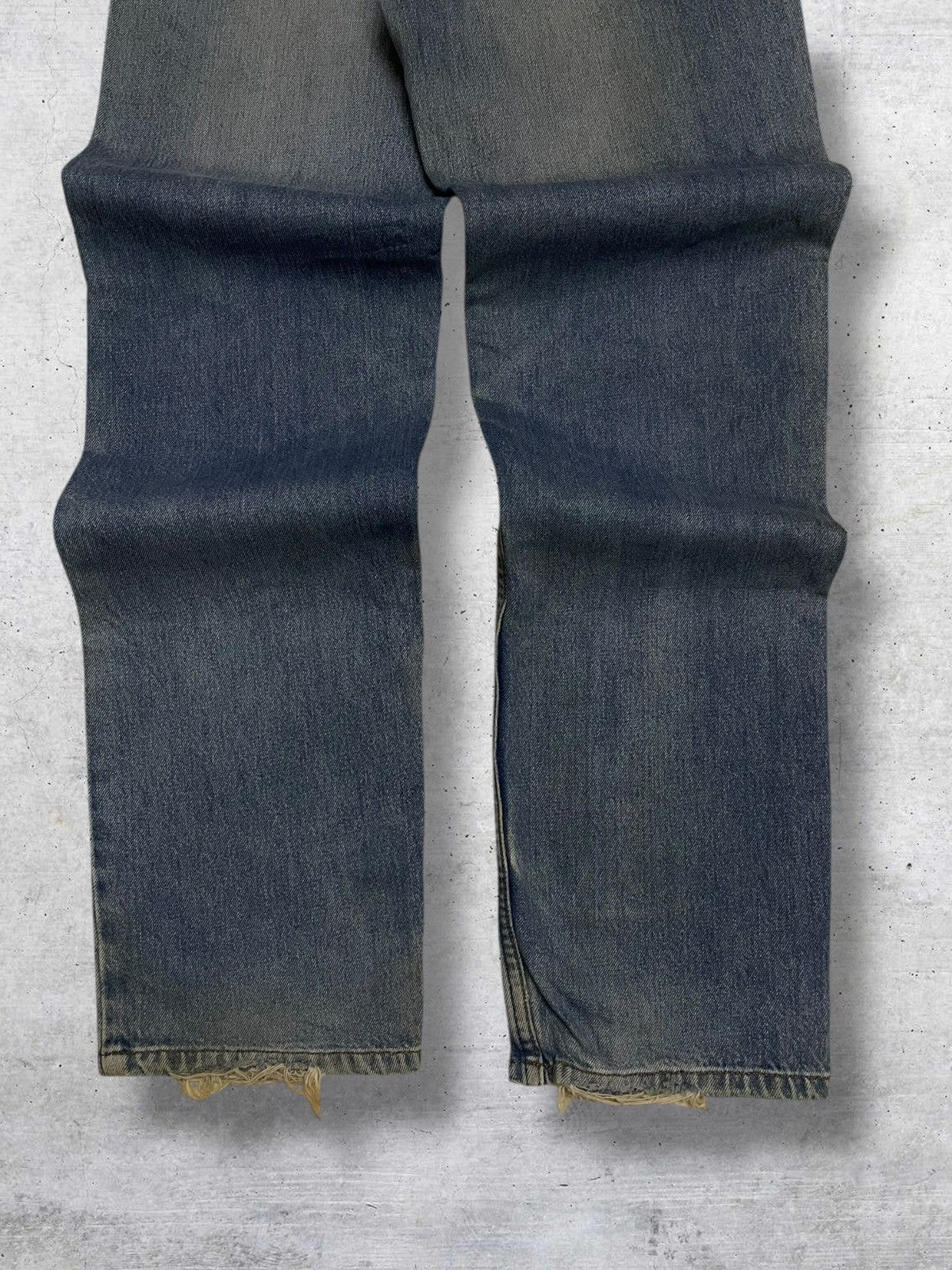 Levi's Vintage Clothing VINTAGE 510 LEVIS USA DESIGNER 90S RIPPED MUDWASH OLD DENIM Size US 30 / EU 46 - 10 Thumbnail