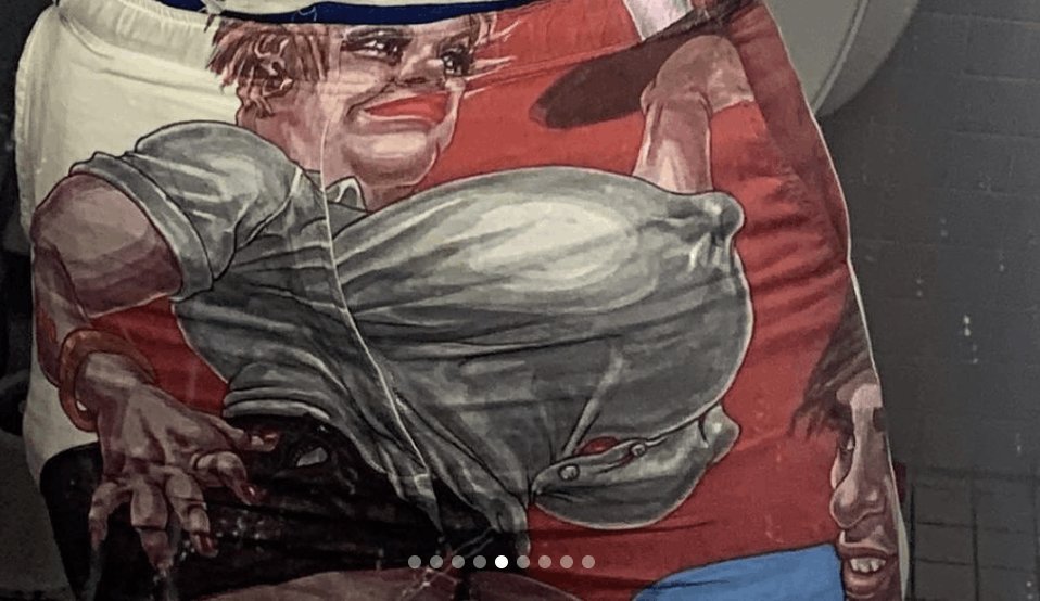 Diesel diesel all over print graphic shorts rare Size US 30 / EU 46 - 6 Thumbnail