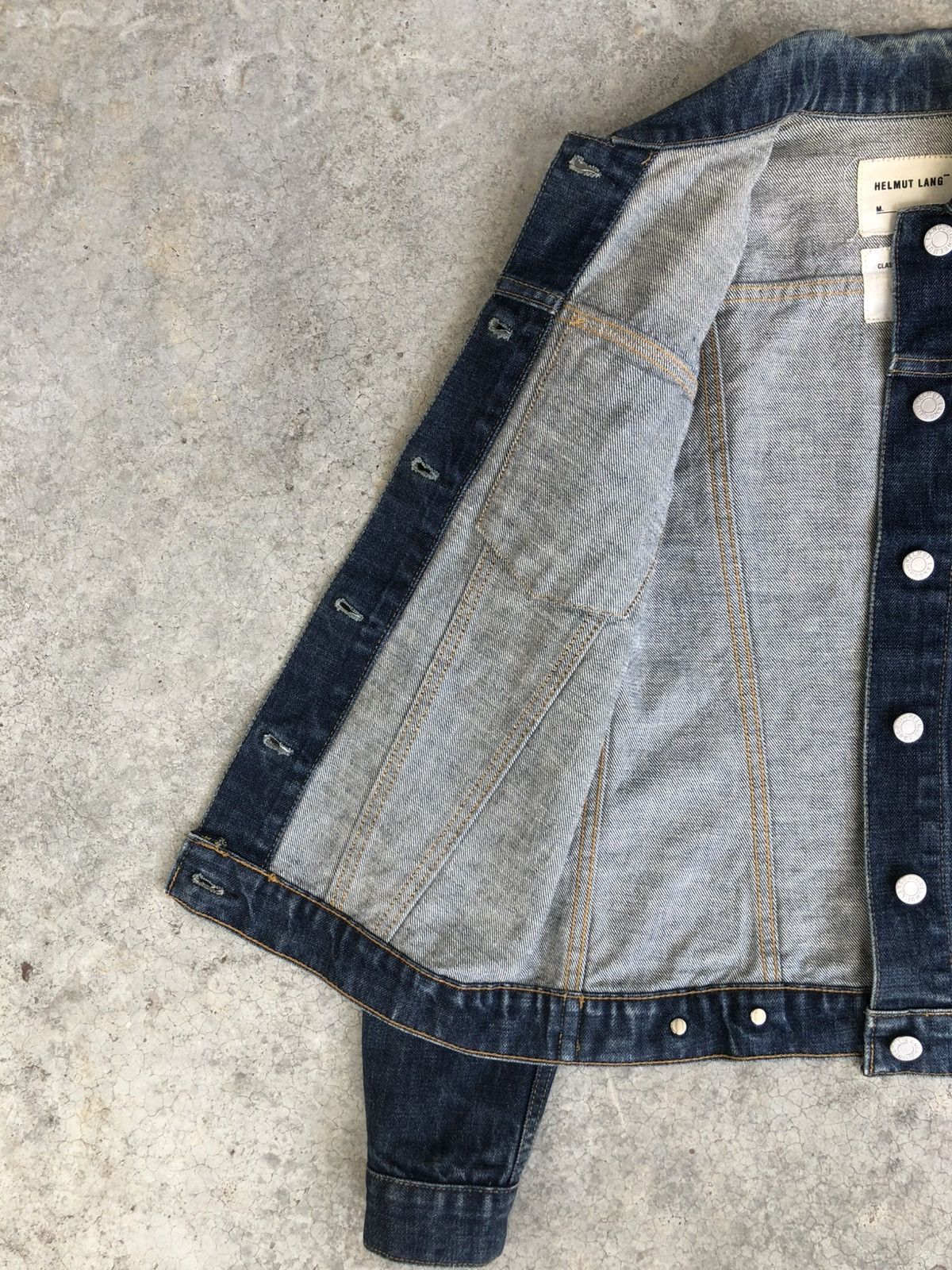 Helmut Lang Helmut Lang Denim Jacket Classic Denim Distressed Size US XS / EU 42 / 0 - 18 Thumbnail