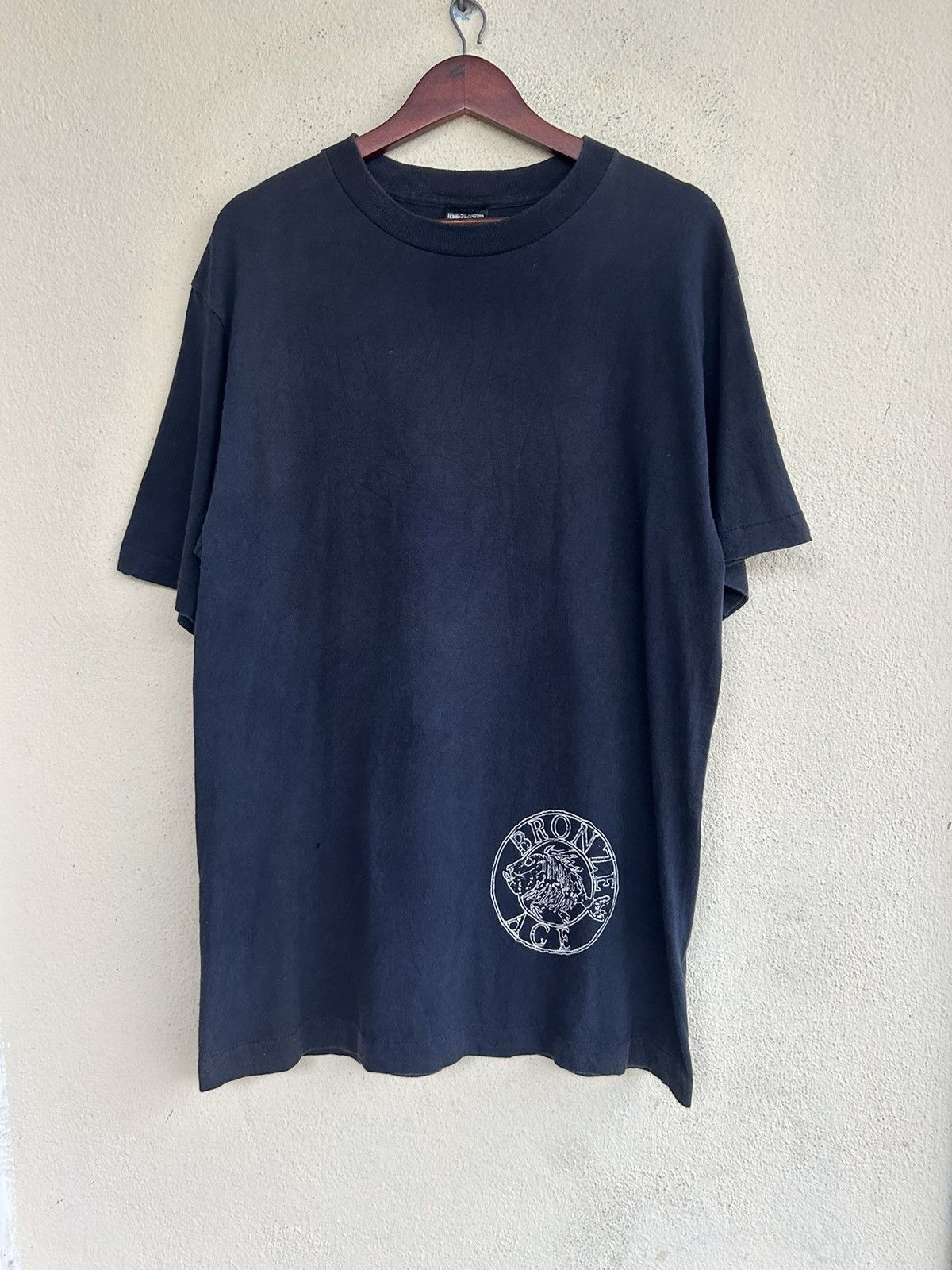 Vintage Bronze Age Big Logo Tshirt Size US L / EU 52-54 / 3 - 2 Thumbnail