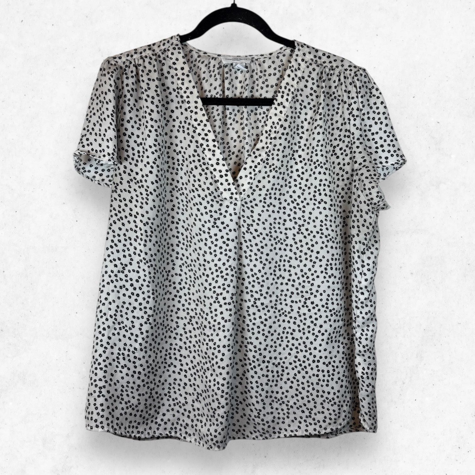 Other Carolina Belle Montreal Women XL Blouse Black Flower Dot Size XL / US 12-14 / IT 48-50 - 1 Thumbnail