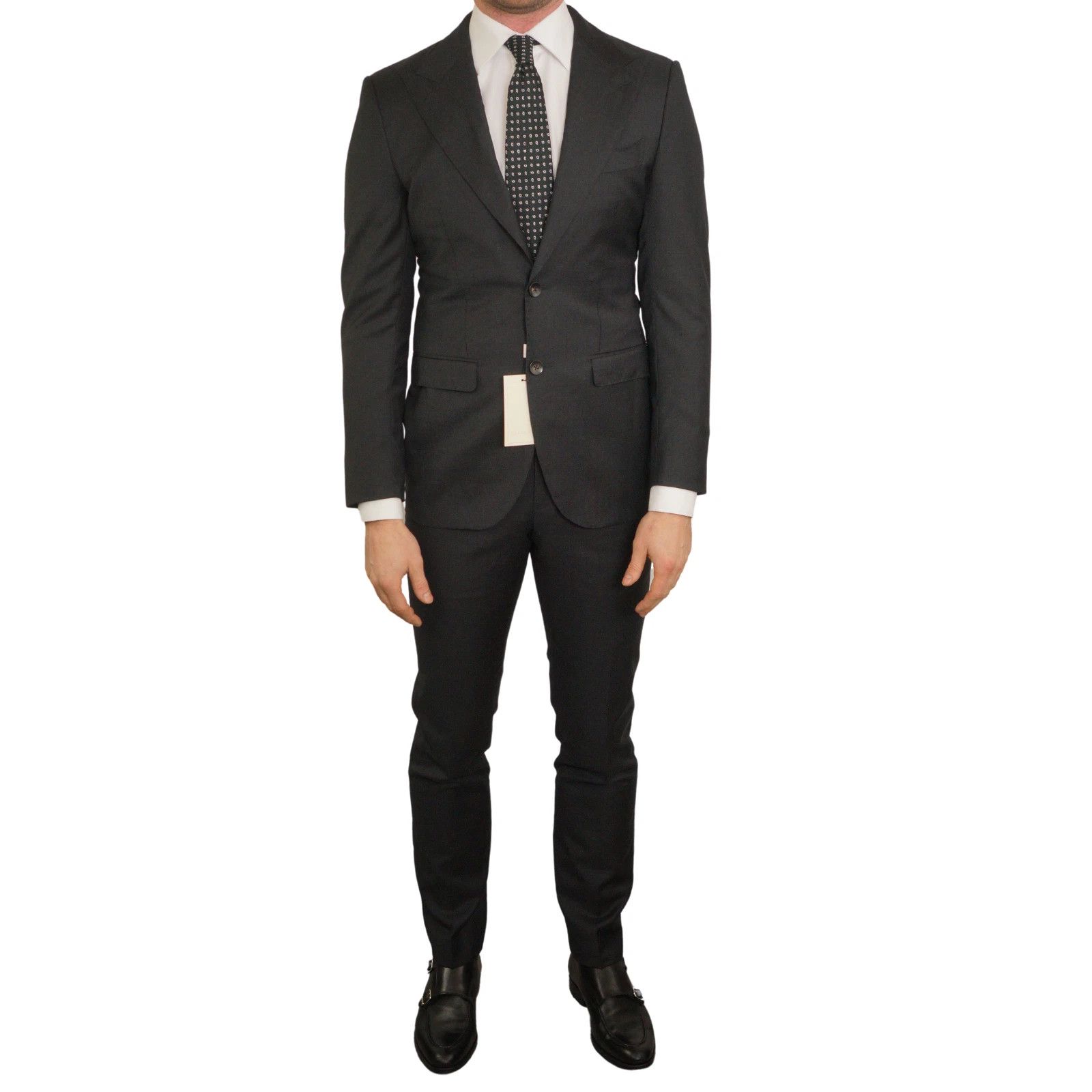 Suitsupply Men Suitsupply Suit La Spalla Grey Charcoal REDA 28 UK/US46S Size 46S - 1 Thumbnail