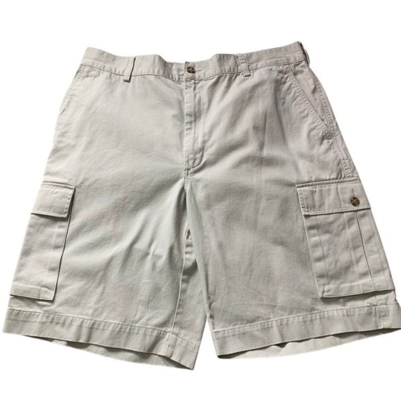 Jos. A. Bank Jos A Bank Men's Sz 38W Cargo Shorts Light Khaki 100% Cotton Size US 38 / EU 54 - 5 Thumbnail