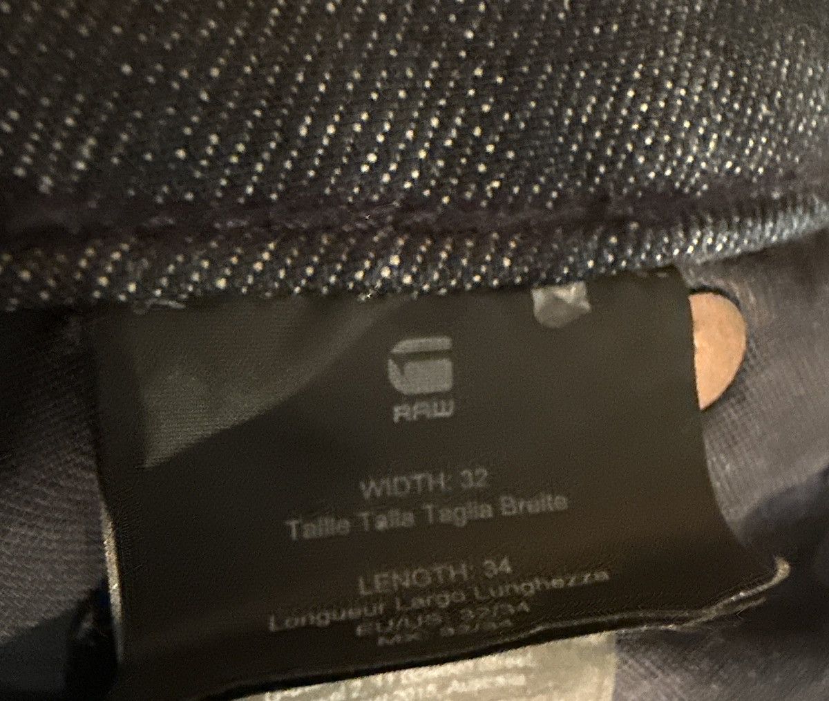 G-Star G Star Raw 3301 Slim Jeans Size US 32 / EU 48 - 5 Thumbnail