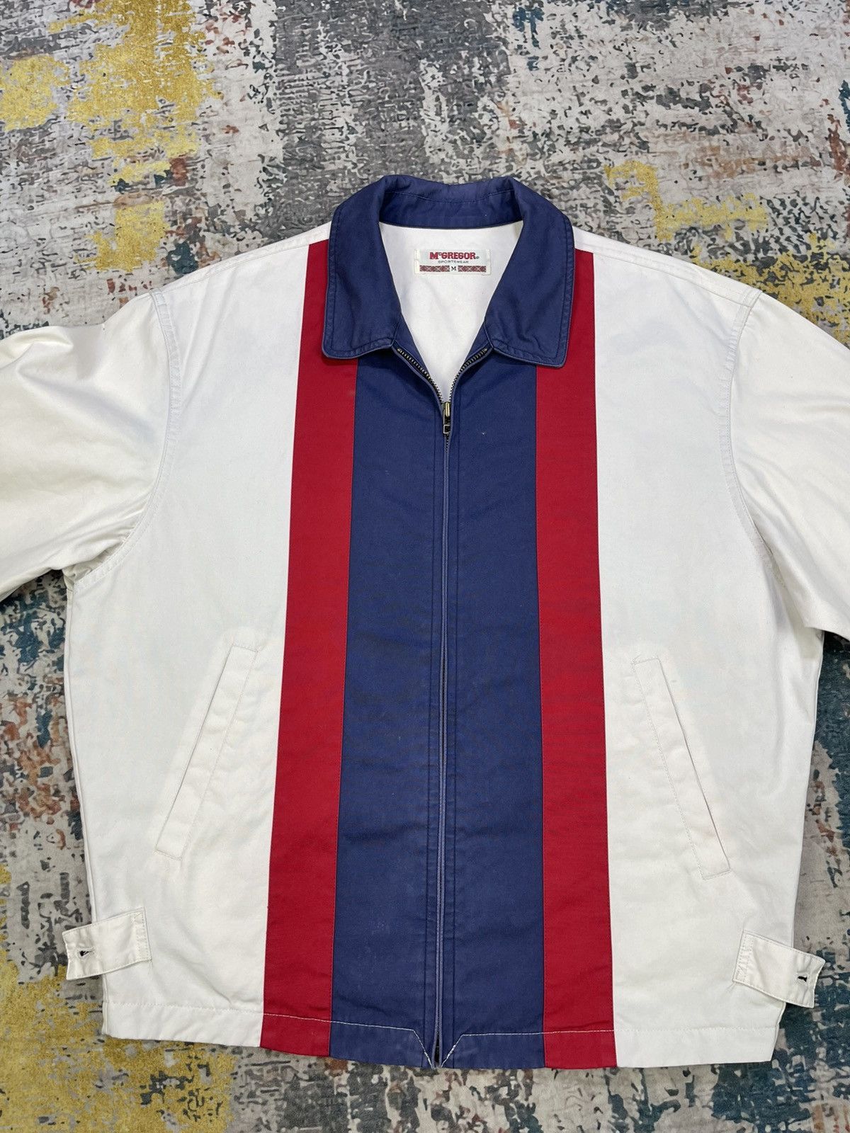 McGregor Vtg McGregor Stars And Stripes Back Hit Jacket Size US M / EU 48-50 / 2 - 5 Thumbnail