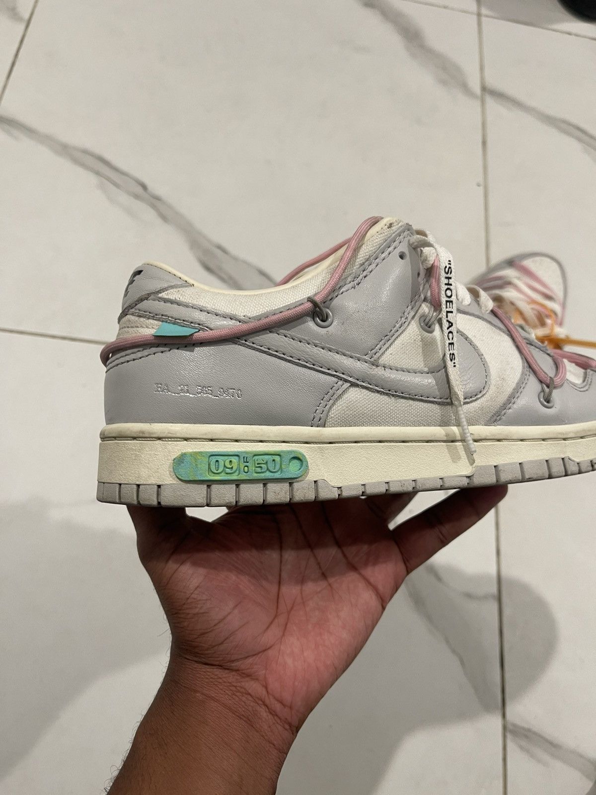 Nike × Off-White Nike x Off-white Dunk low lot 9 Size/9 Size US 9 / EU 42 - 4 Thumbnail