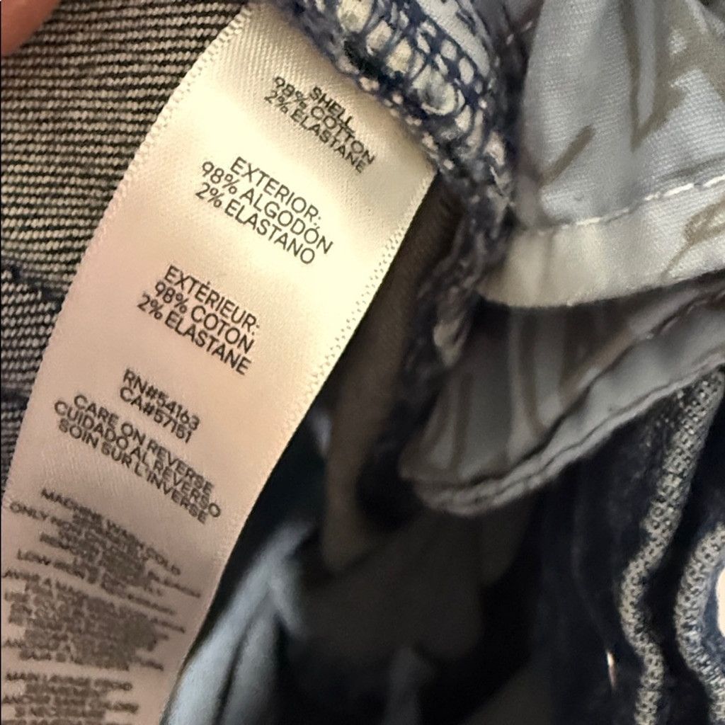 Karl Lagerfeld Karl Lagerfeld Paris cropped fringe skinny blue jeans sz 4 Size 27" / US 4 / IT 40 - 8 Thumbnail