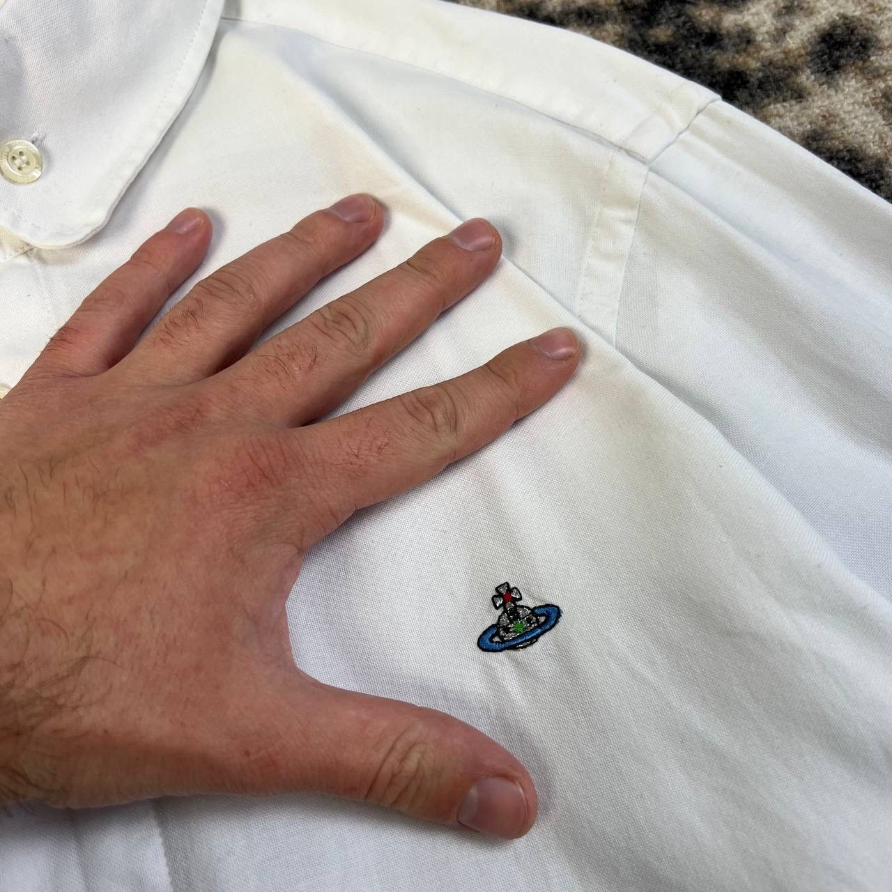 Vivienne Westwood Vivienne Westwood Mini Logo Luxury Button Up Shirt Size US M / EU 48-50 / 2 - 4 Thumbnail