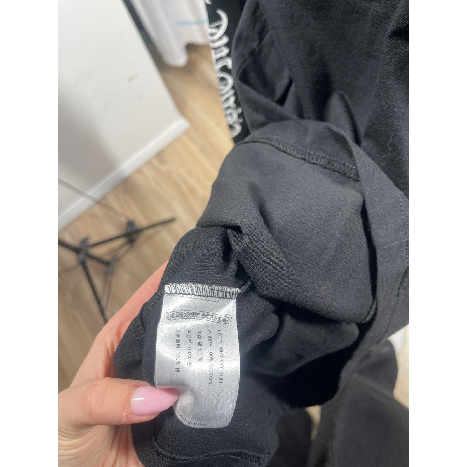 Chrome Hearts Chrome Hearts Scroll Logo F*** You L/S Black T-Shirt Size MD Size US M / EU 48-50 / 2 - 7 Thumbnail