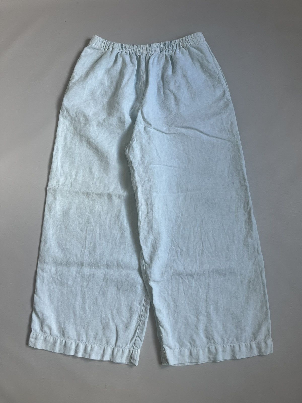 OSKA OSKA Balloon Washed Linen Turquoise Trousers Size 34" / US 12 / IT 48 - 1 Thumbnail