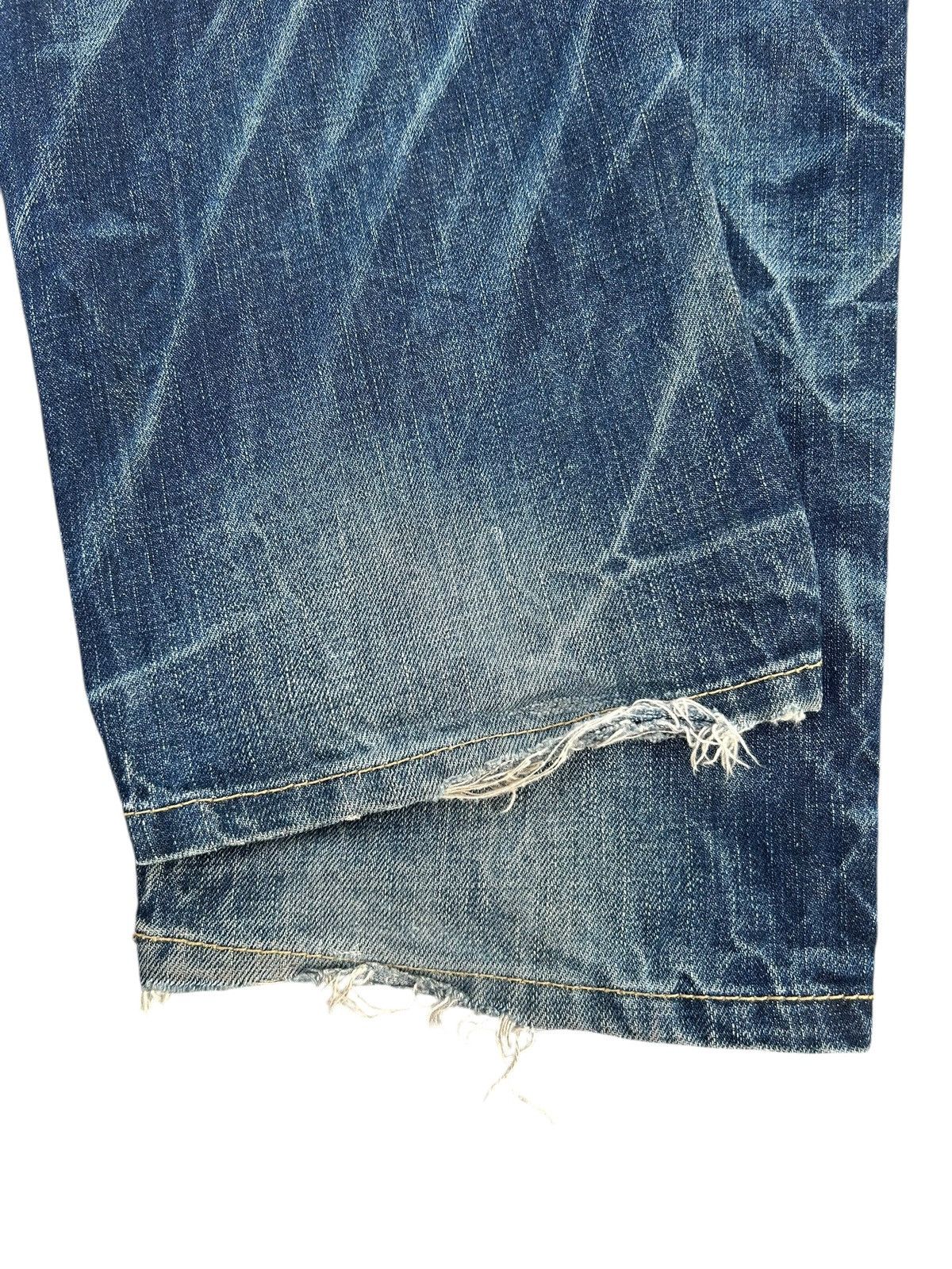 If Six Was Nine Red Pepper Japan Punk Distressed Denim Jeans Size US 31 - 11 Thumbnail